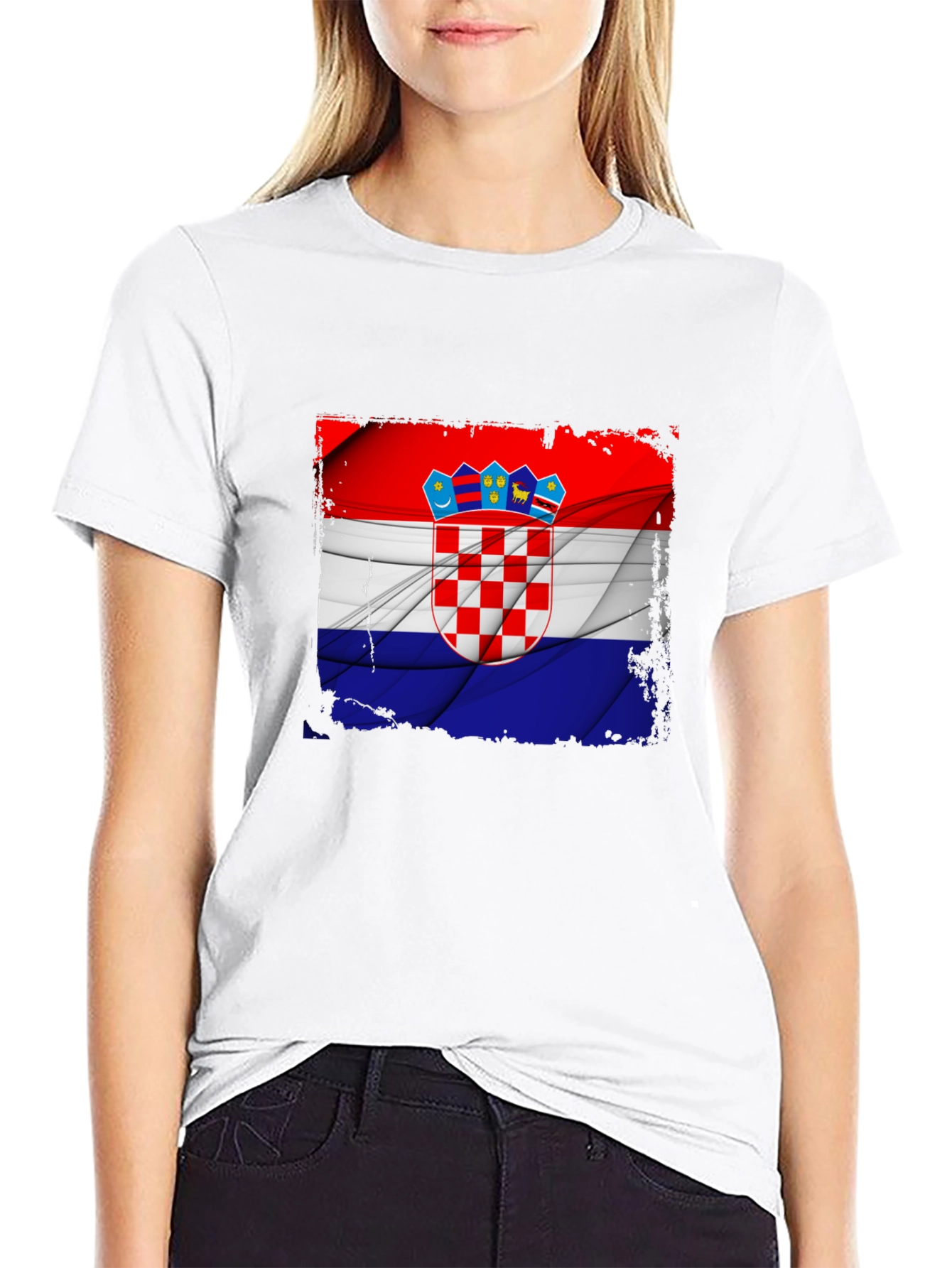 Croatia Flag Graphic T-Shirt