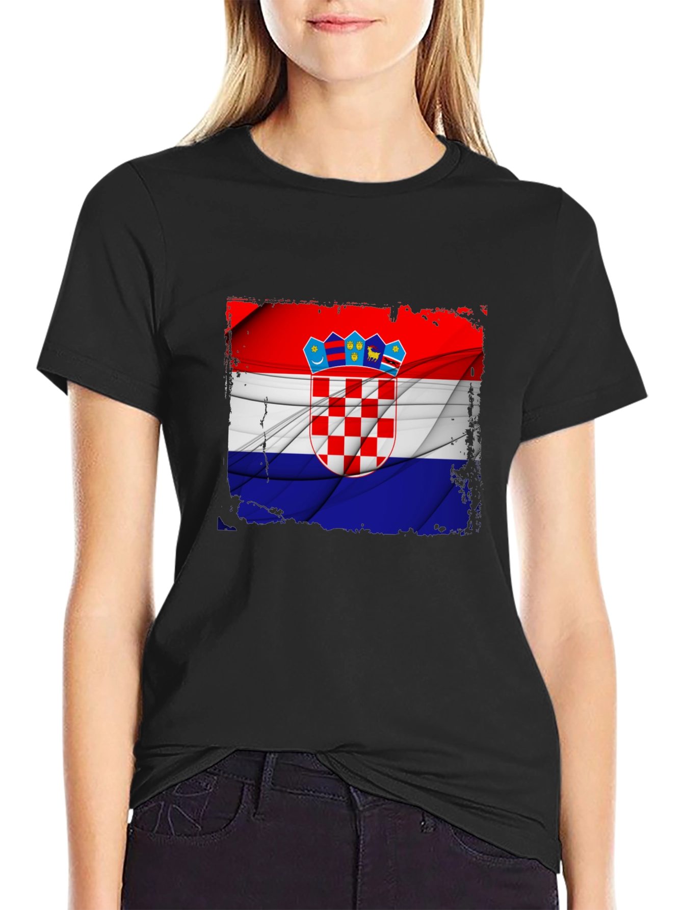 Croatia Flag Graphic T-Shirt