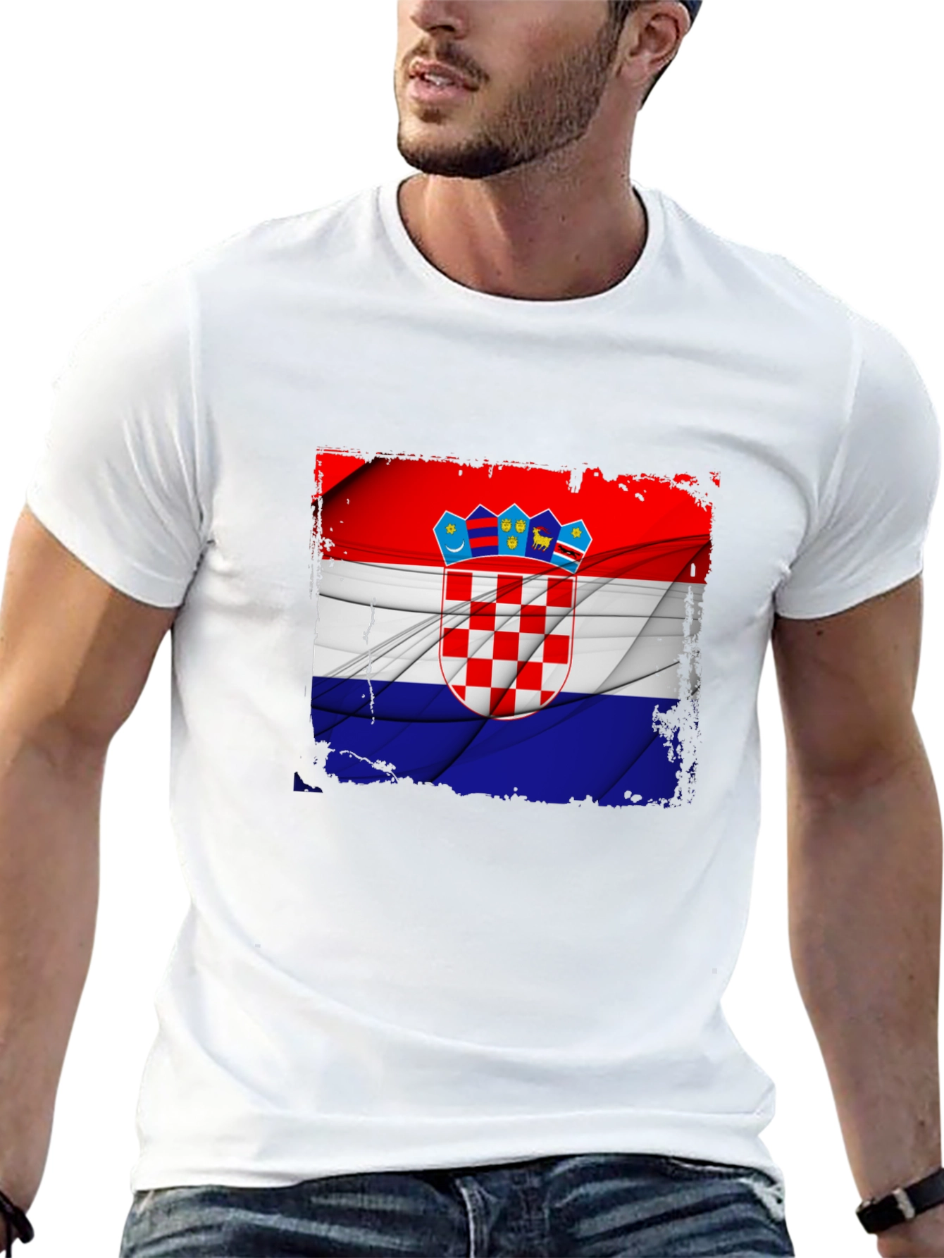 Croatia Flag Graphic T-Shirt
