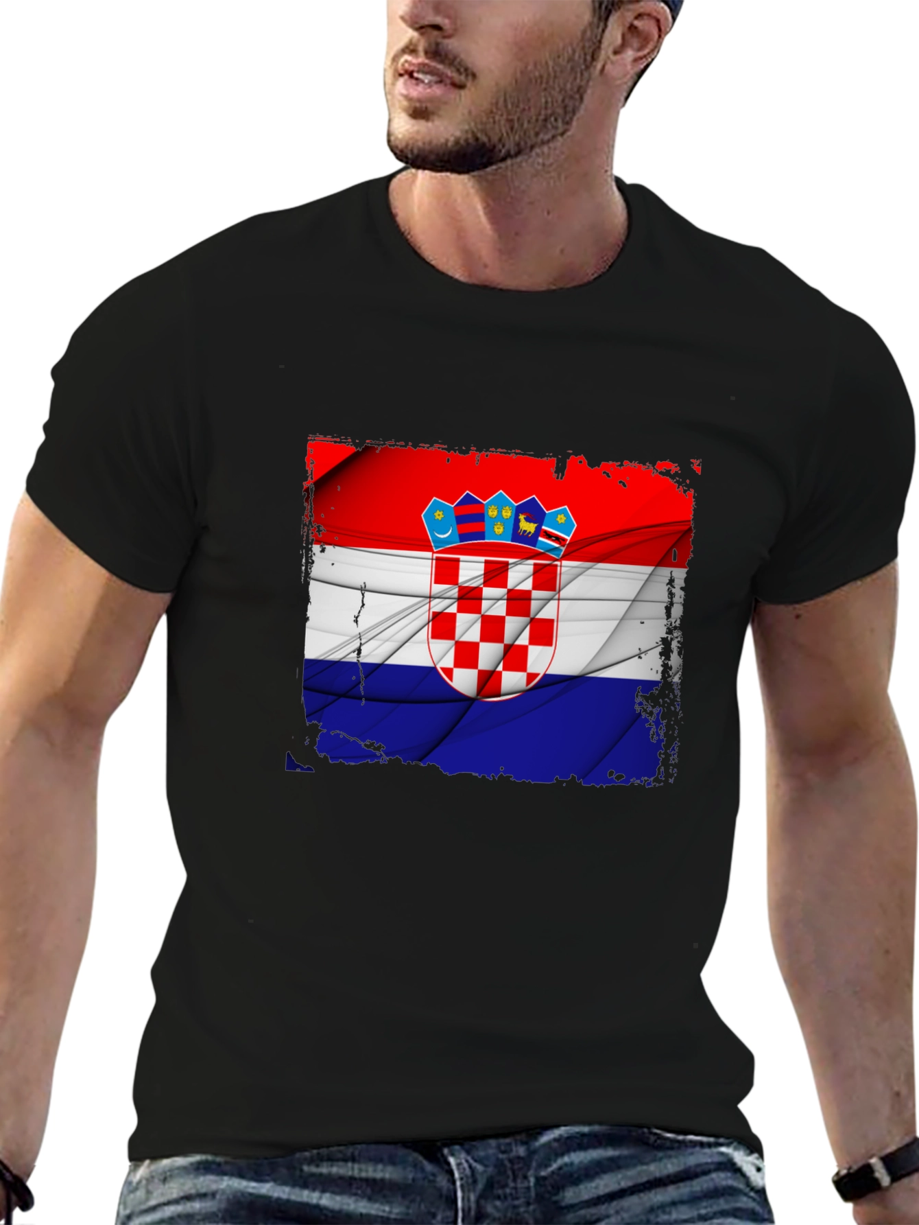 Croatia Flag Graphic T-Shirt