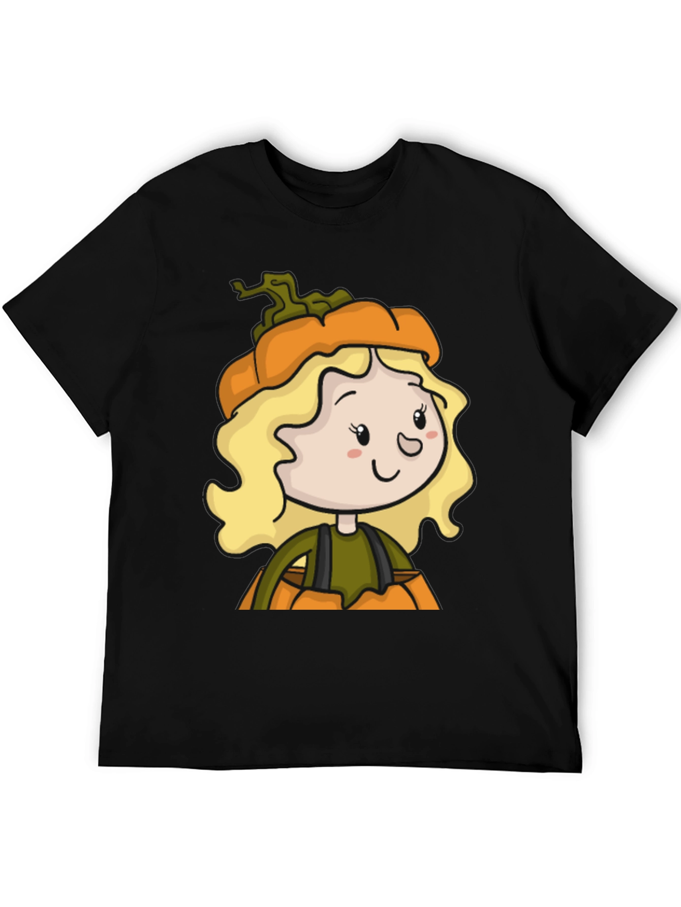 Pumpkin Girl T-Shirt - Cute Halloween Tee