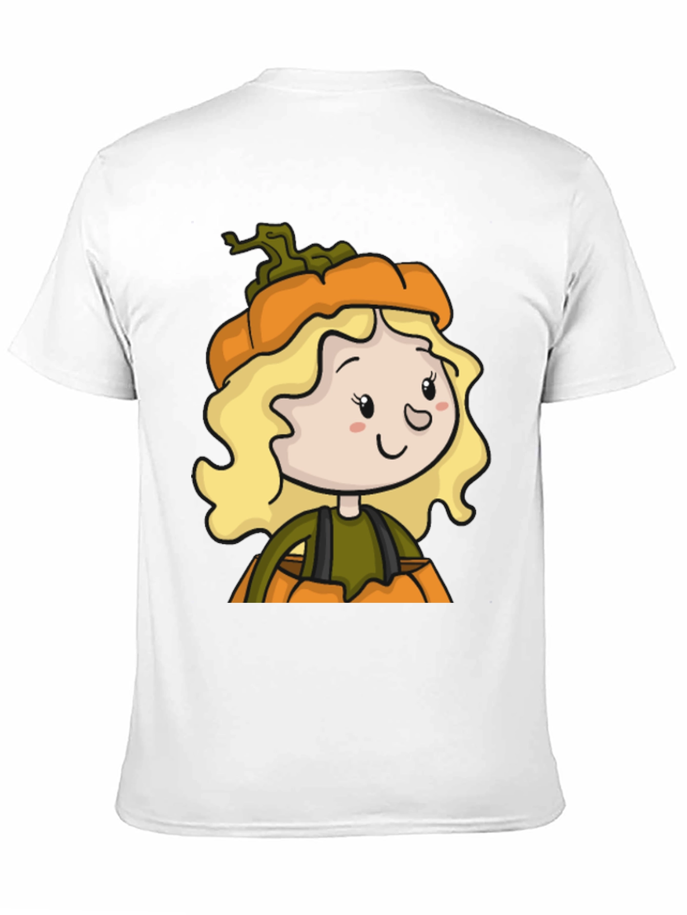 Pumpkin Girl T-Shirt - Cute Halloween Tee