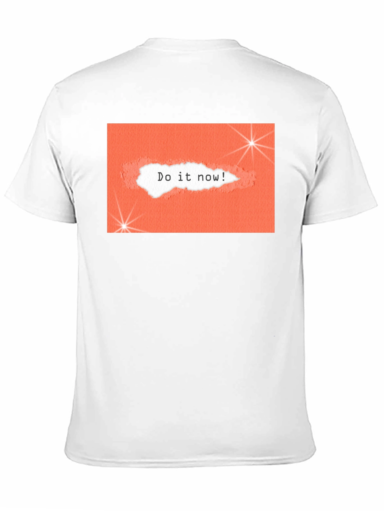 Motivational Do It Now Graphic Tee - Black