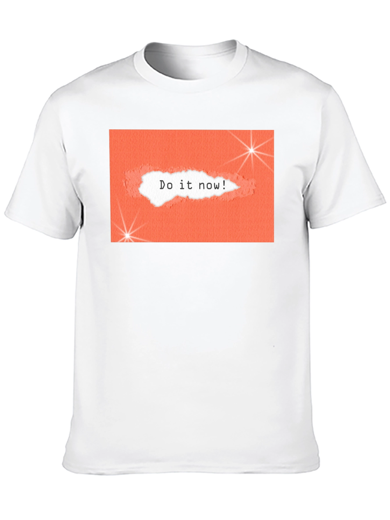 Motivational Do It Now Graphic Tee - Black