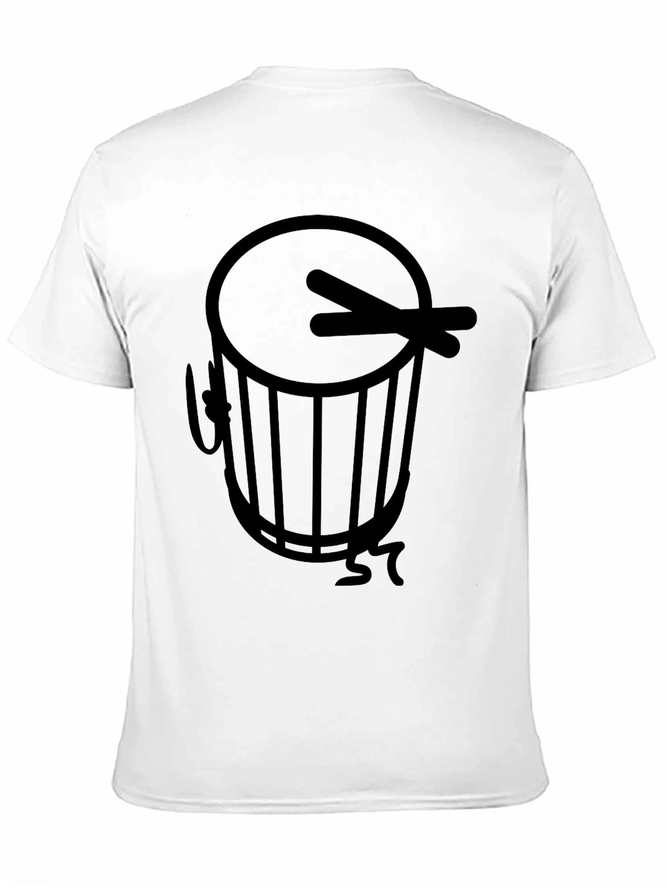 Drum Graphic Black T-Shirt