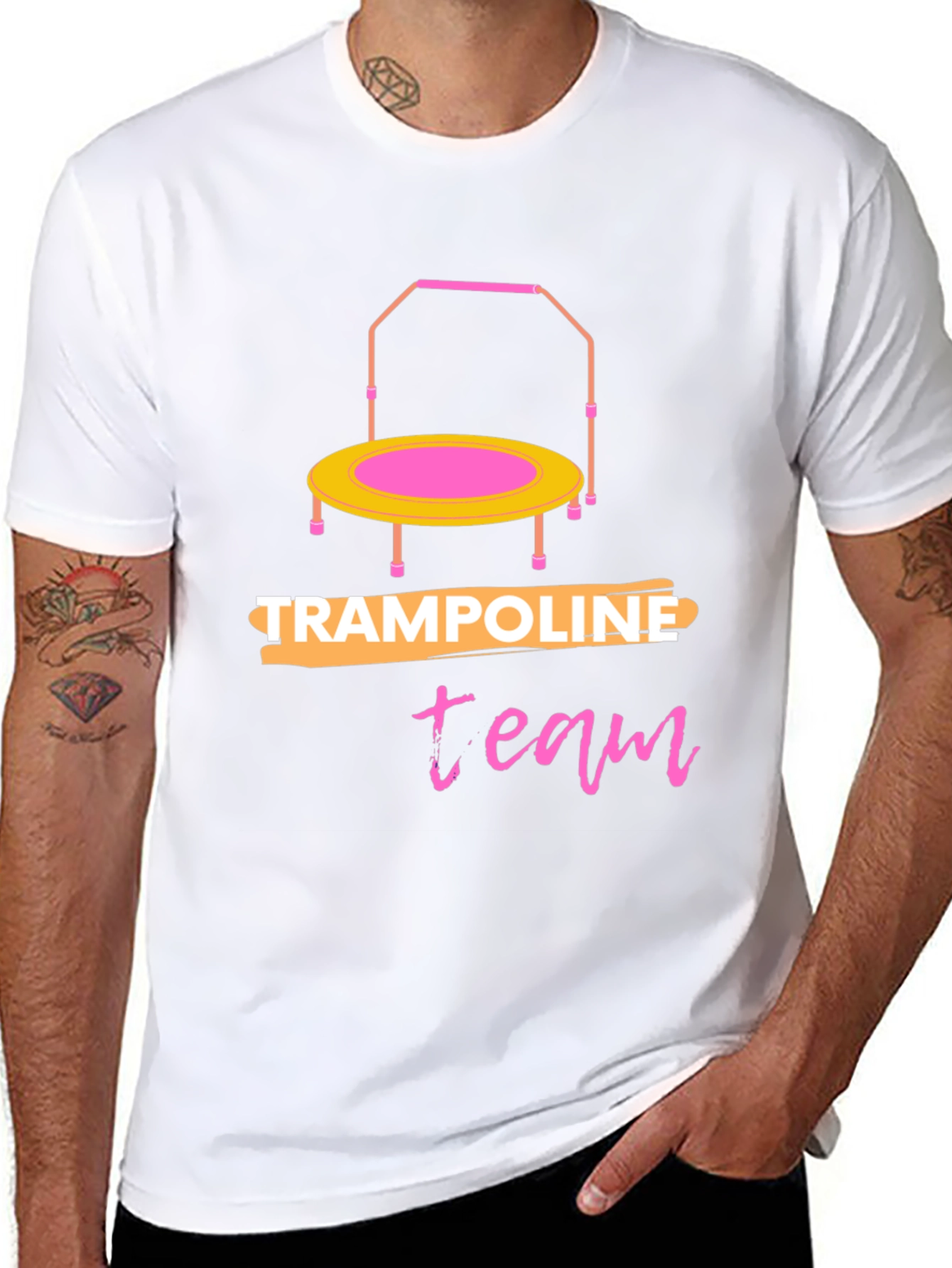 Trampoline Team Black T-Shirt