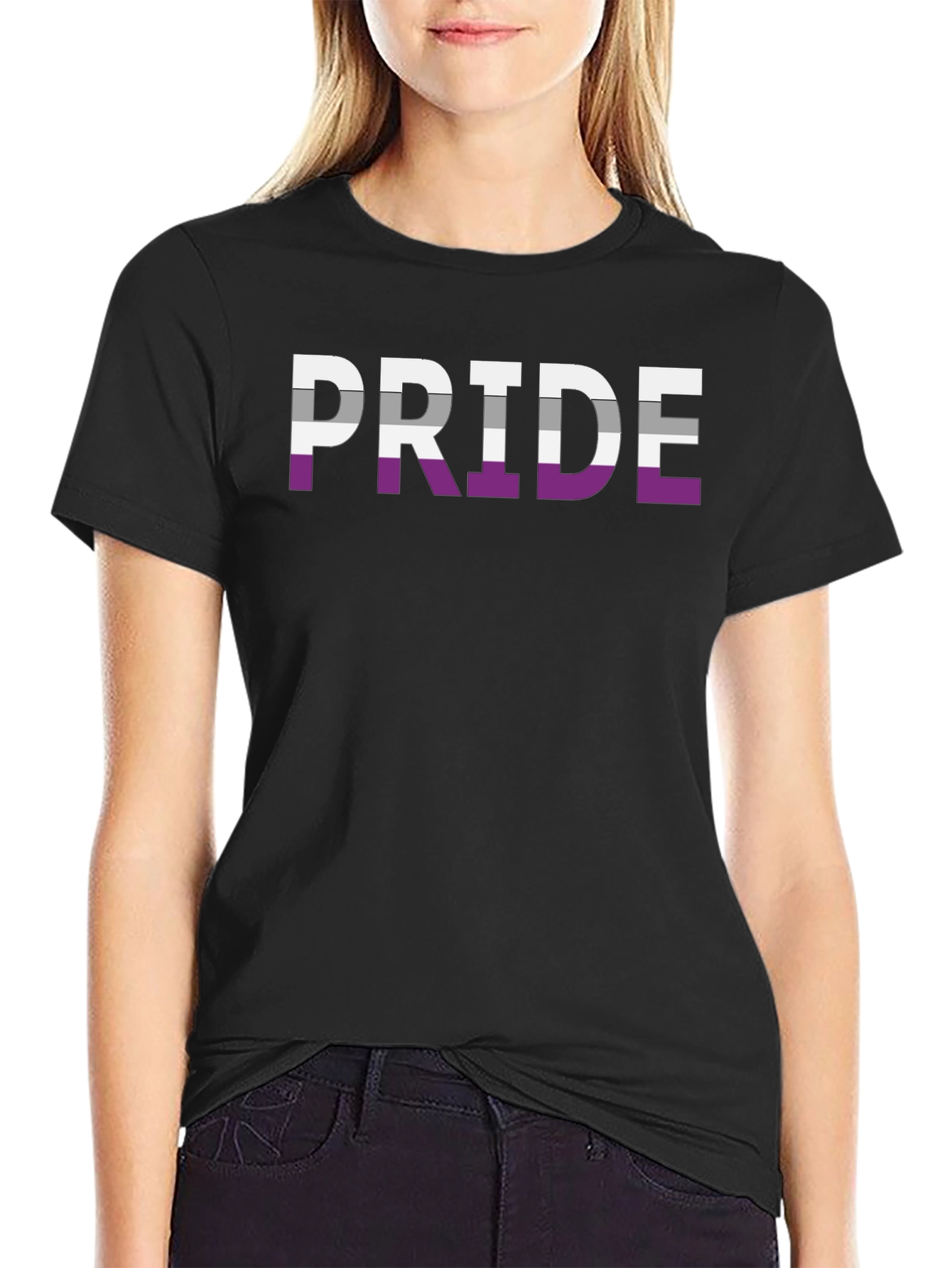 Asexual Pride T-Shirt - Black LGBTQ+ Pride Tee