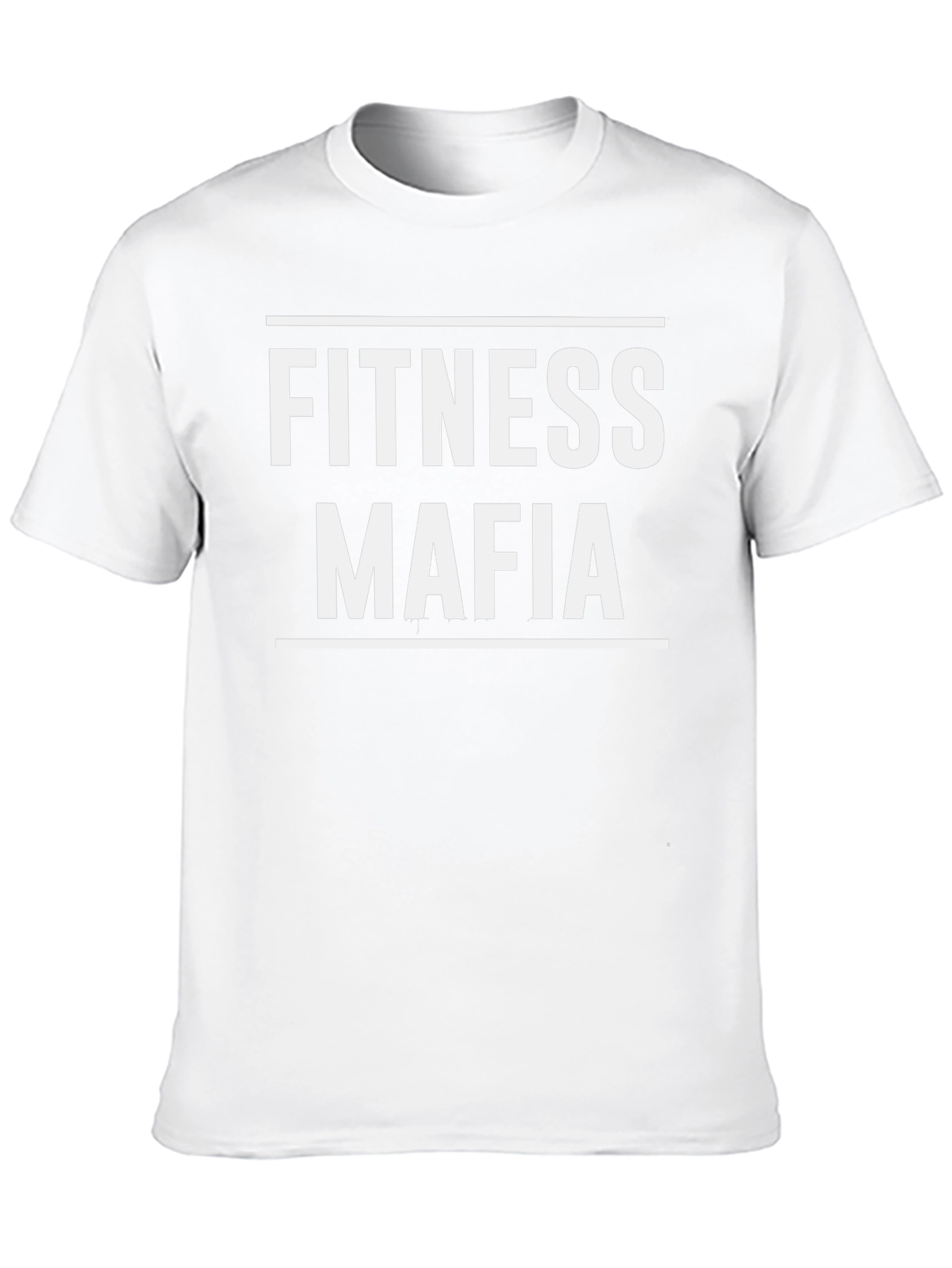 Fitness Mafia Black Graphic Tee Shirt