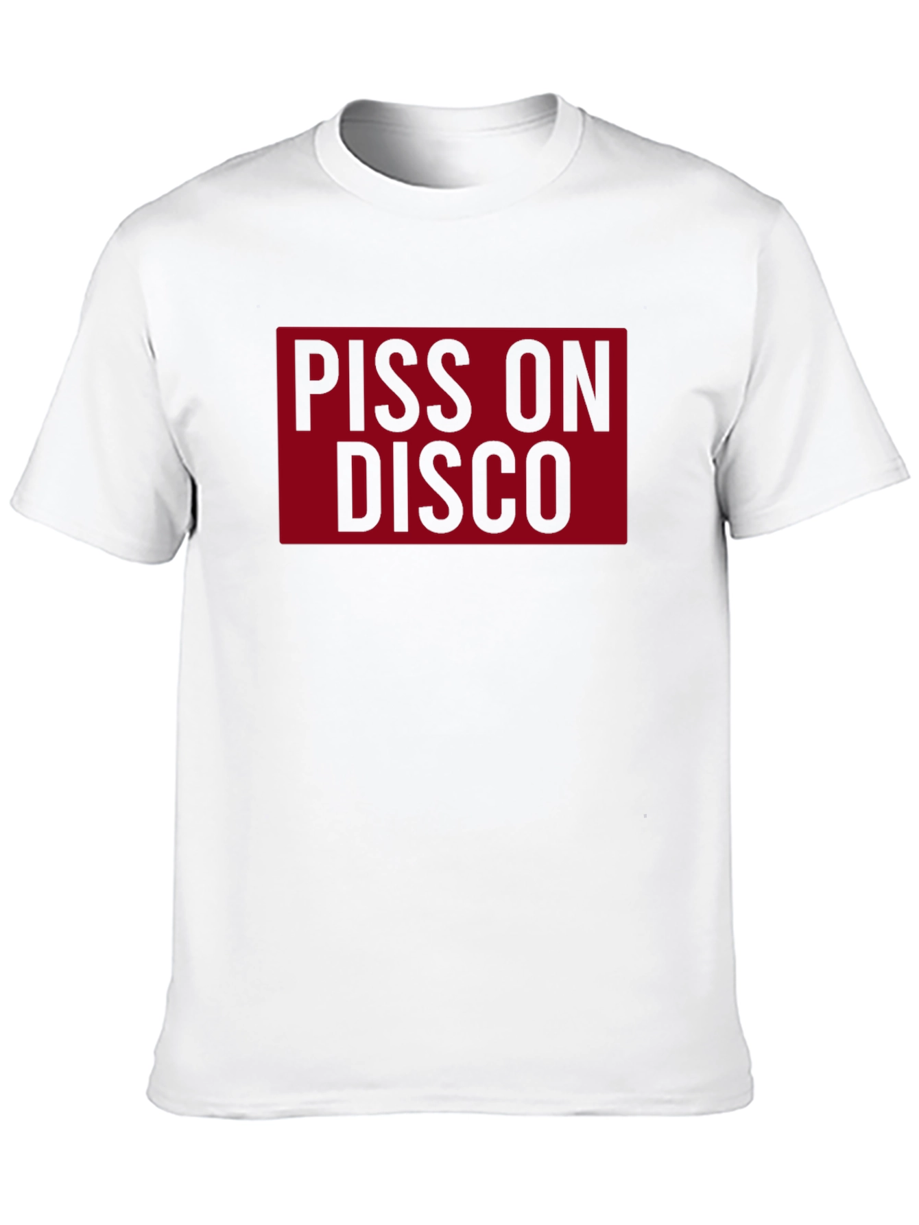 Piss On Disco Graphic T-Shirt - Bold Statement Tee