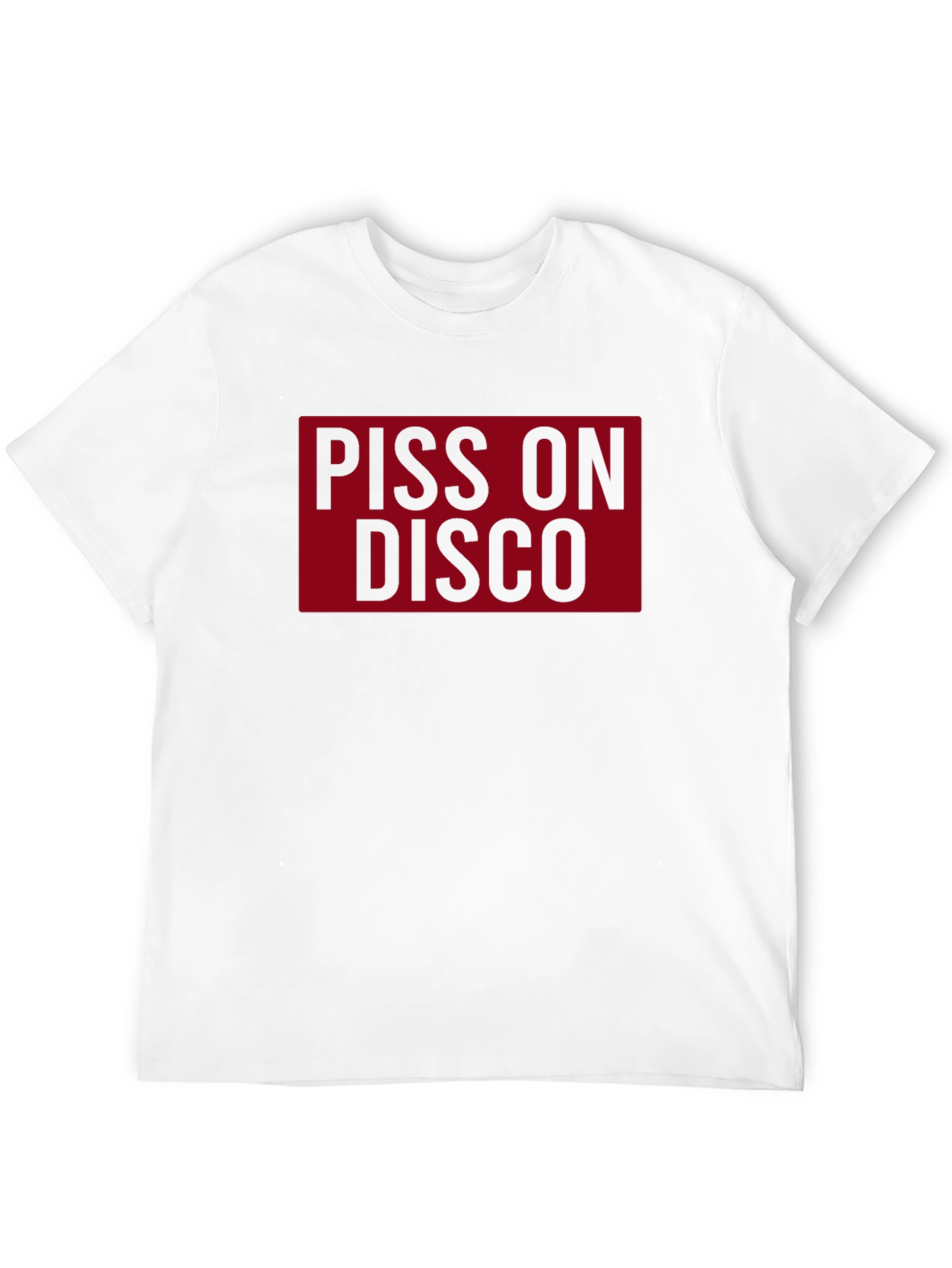 Piss On Disco Graphic T-Shirt - Bold Statement Tee