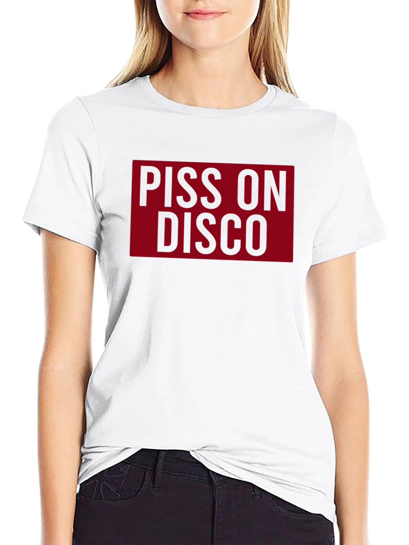 Piss On Disco Graphic T-Shirt - Bold Statement Tee
