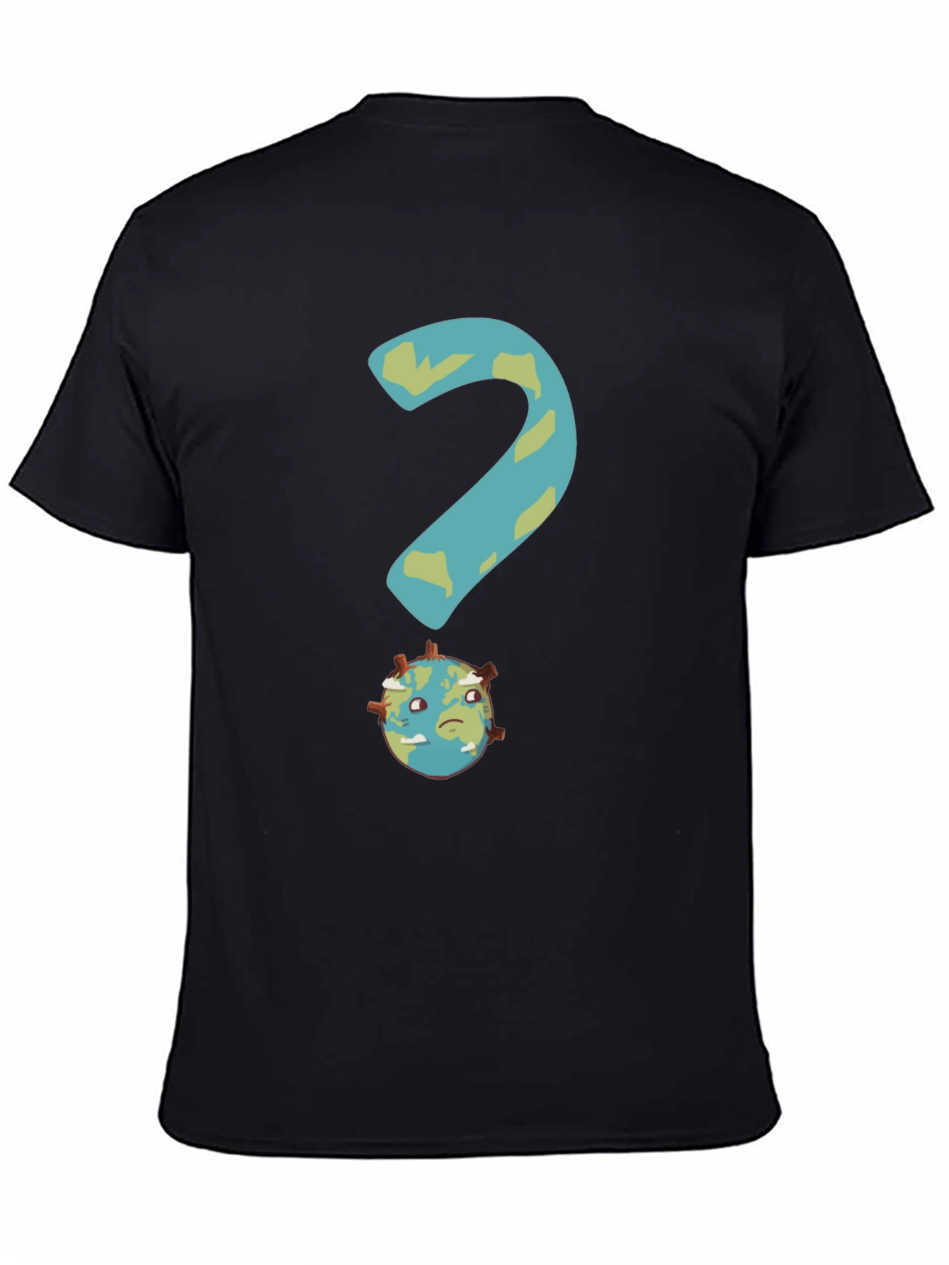 Earth Question T-Shirt - Global Crisis Awareness