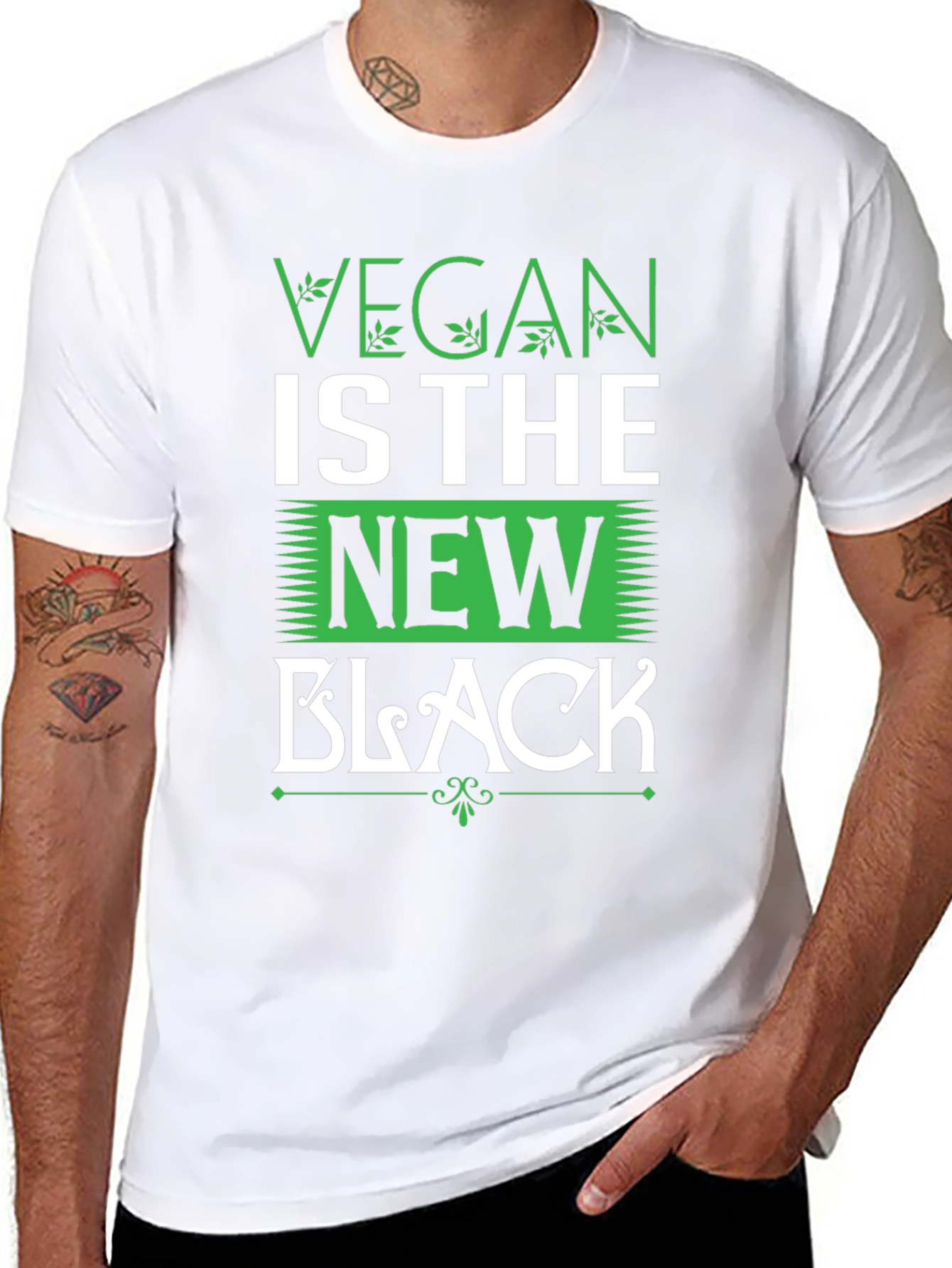 Vegan is the New Black Graphic T-Shirt