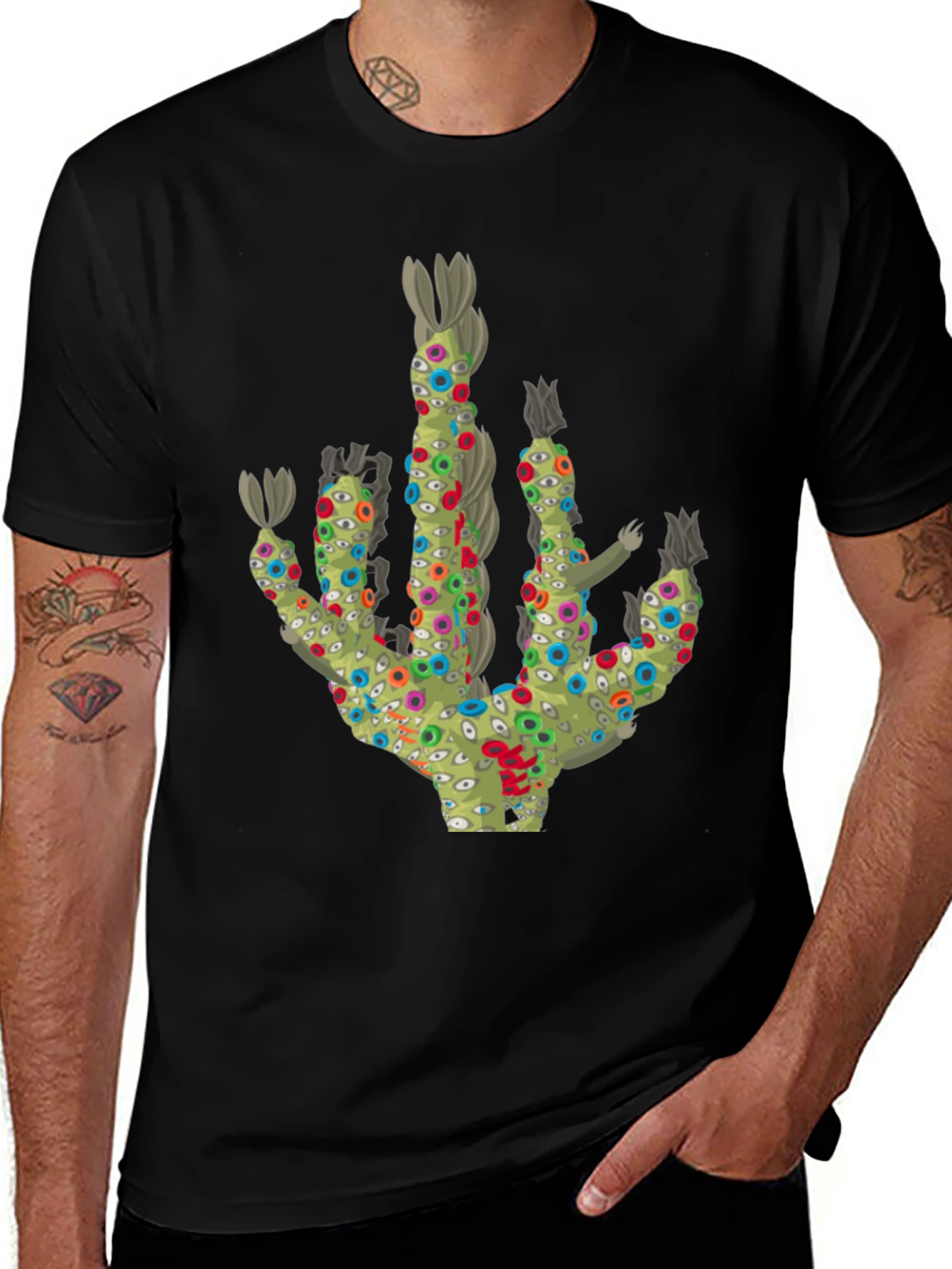 Eye-Catching Graphic Tee - Unique Novelty Design