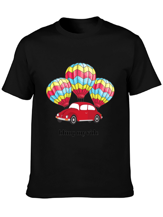 Blimp My Ride Graphic T-Shirt - Black