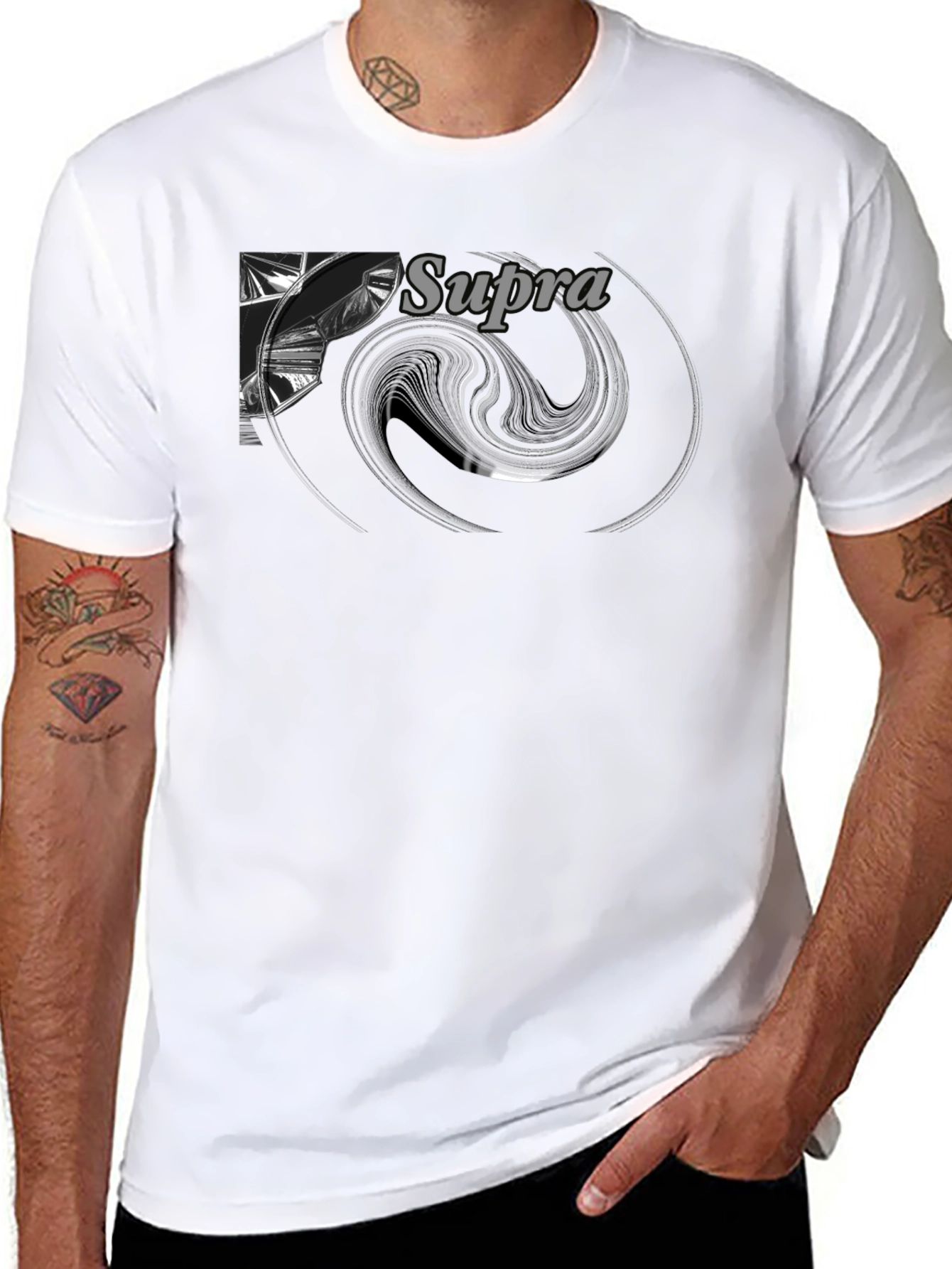 Supra Graphic Tee - Mens Black T-Shirt