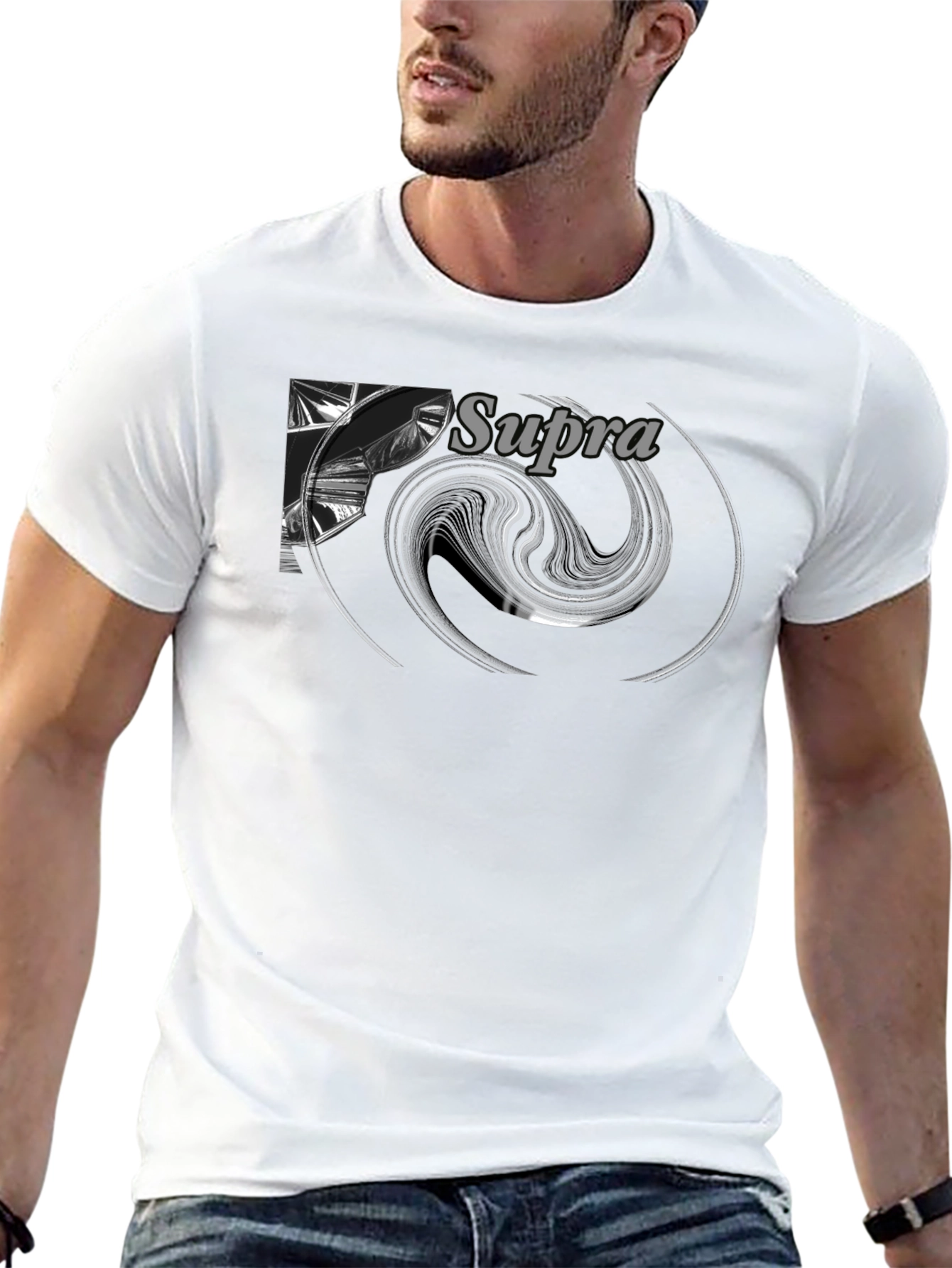 Supra Graphic Tee - Mens Black T-Shirt