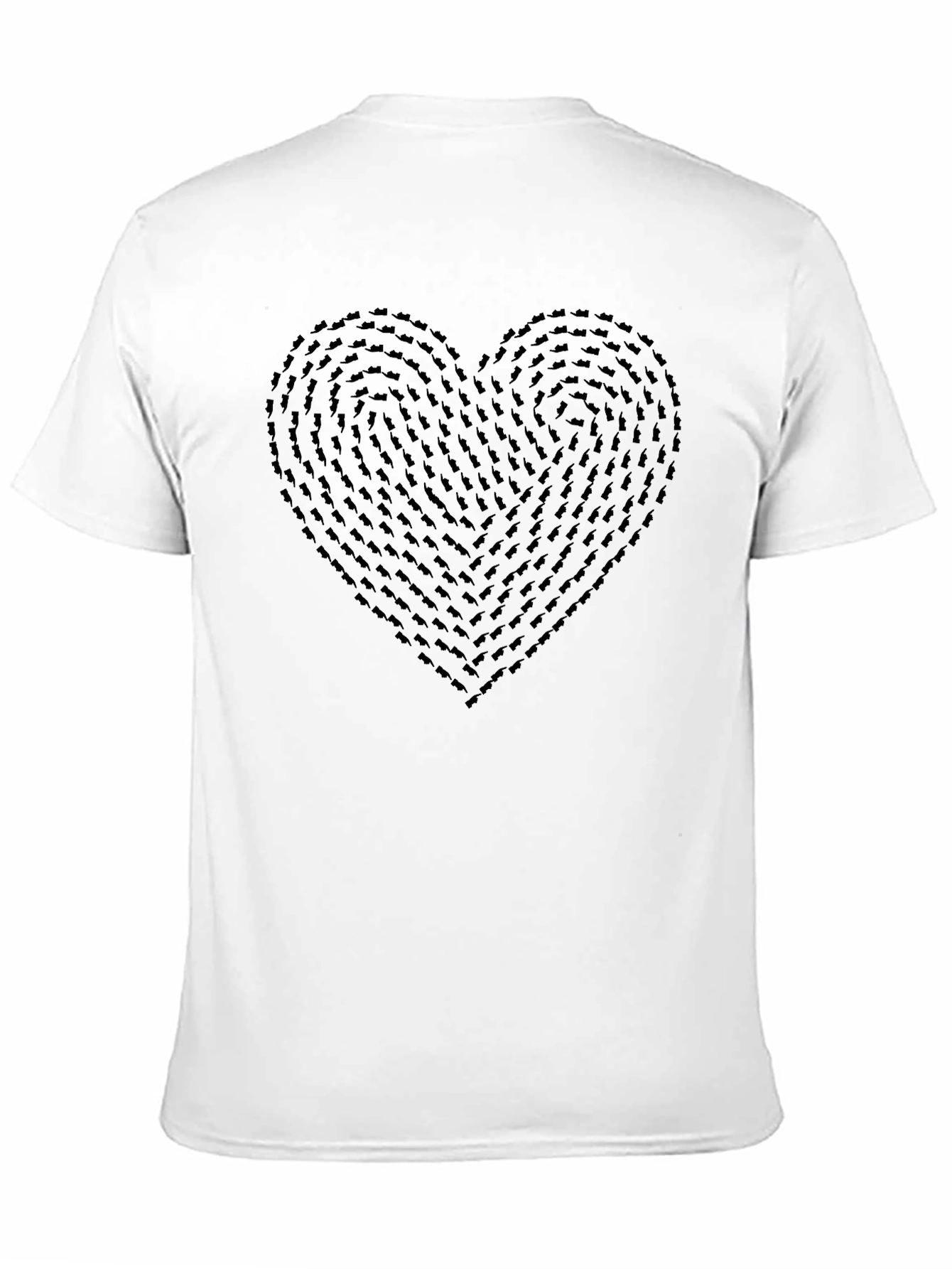 Heart of Cats Black T-Shirt