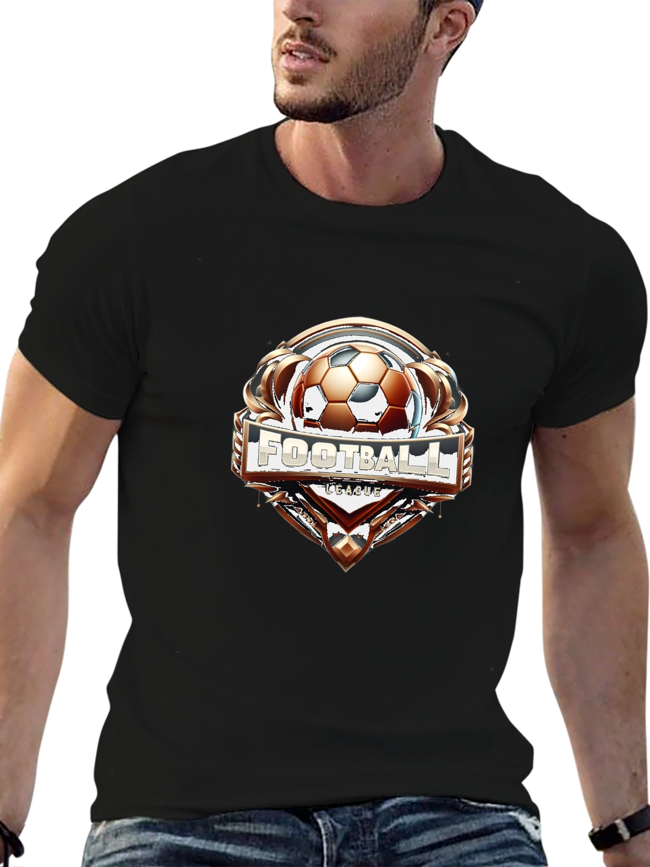 Football League Graphic T-Shirt