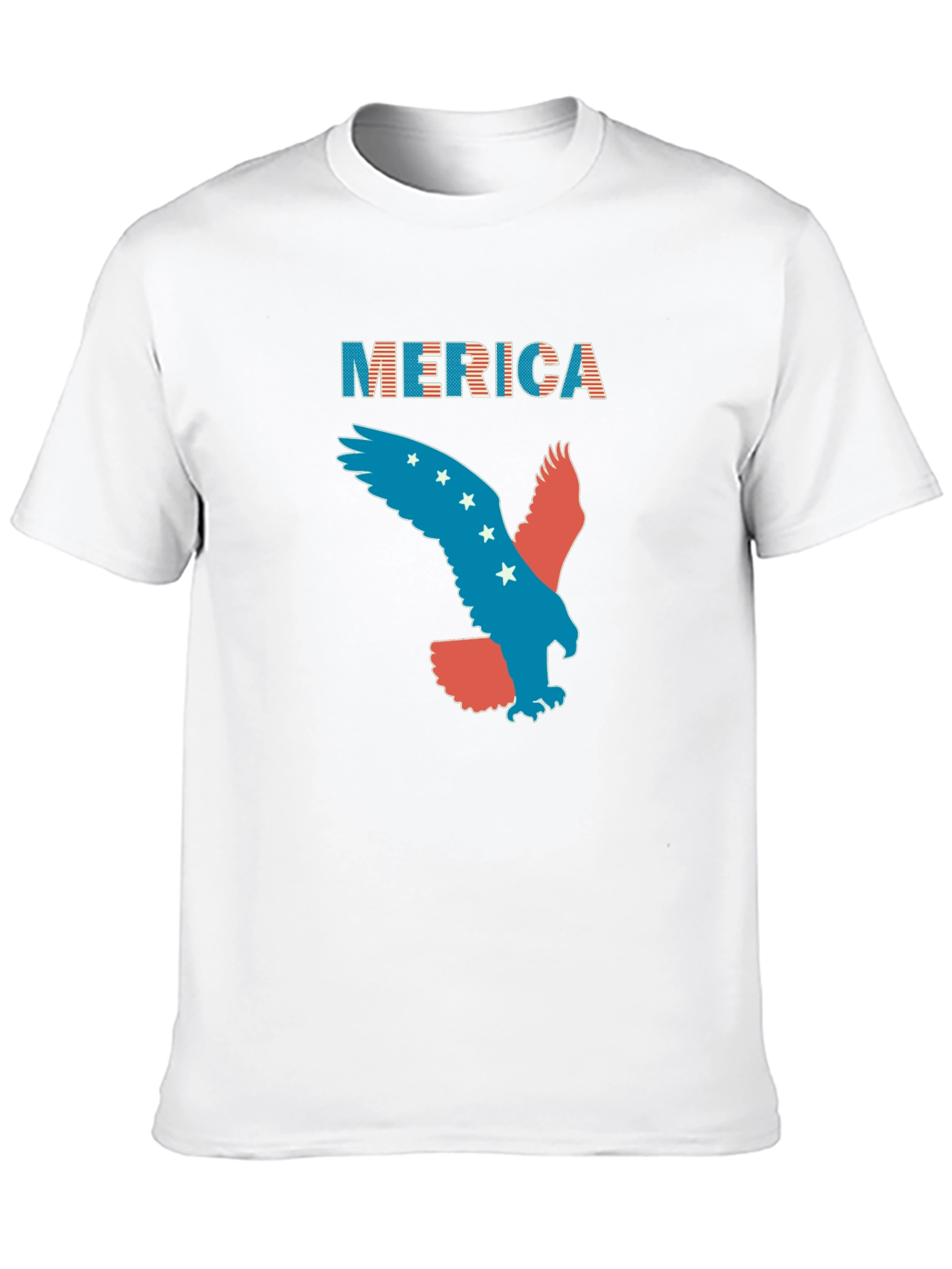 Patriotic Merica Eagle Graphic T-Shirt