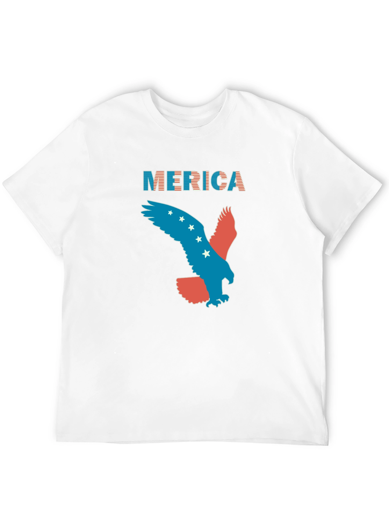 Patriotic Merica Eagle Graphic T-Shirt