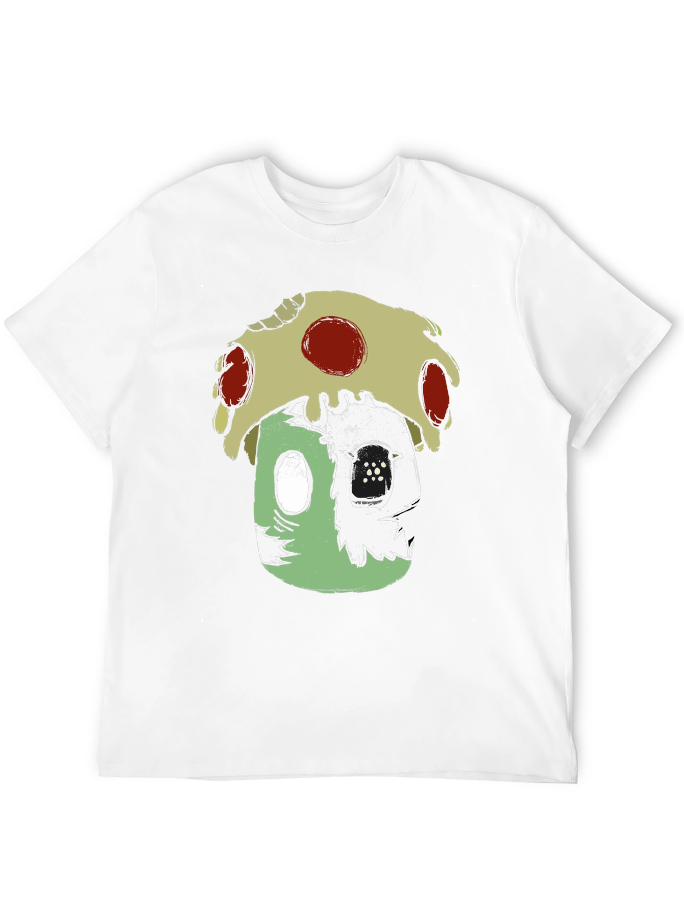 Zombie Mushroom Pizza Graphic T-Shirt