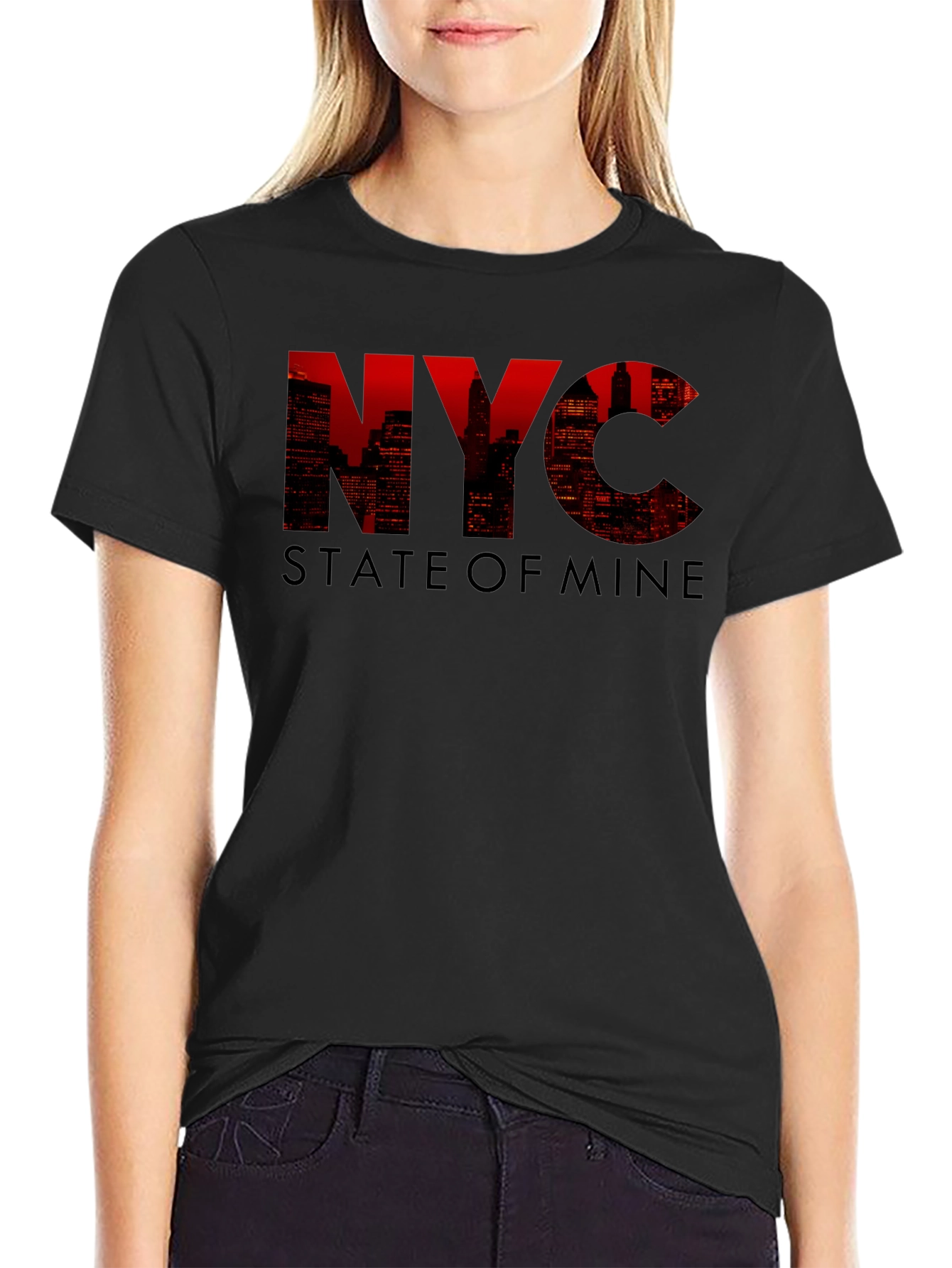 NYC State of Mind Black Graphic Tee