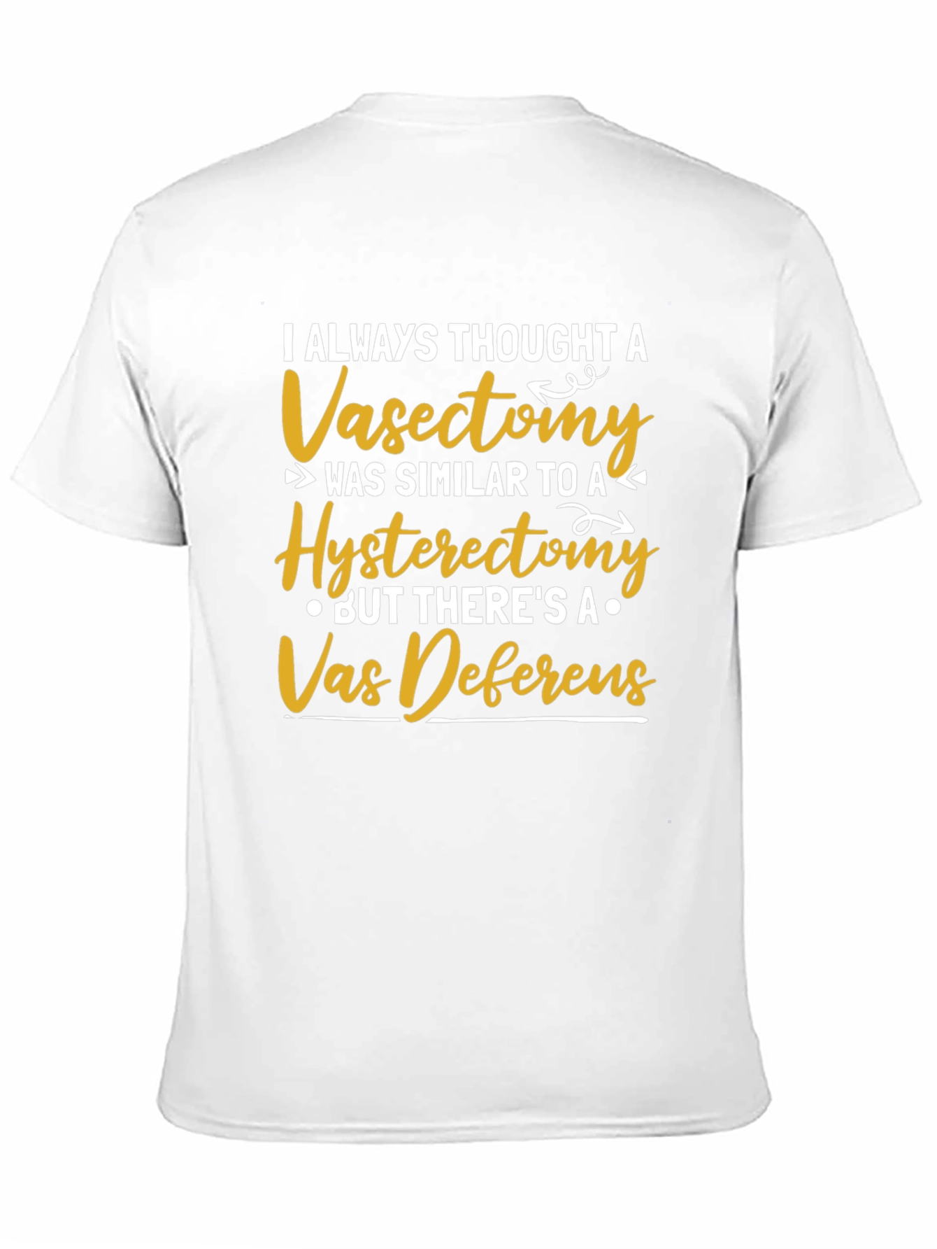 Vasectomy vs. Hysterectomy Funny T-Shirt
