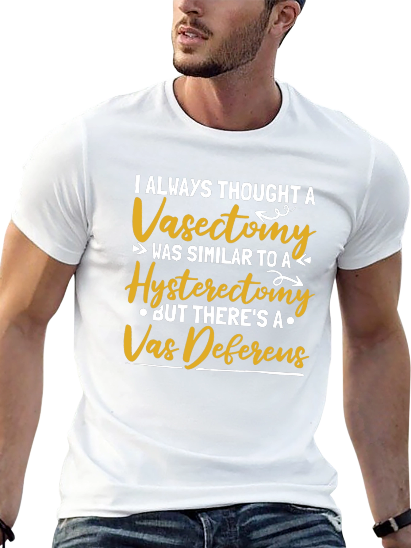 Vasectomy vs. Hysterectomy Funny T-Shirt
