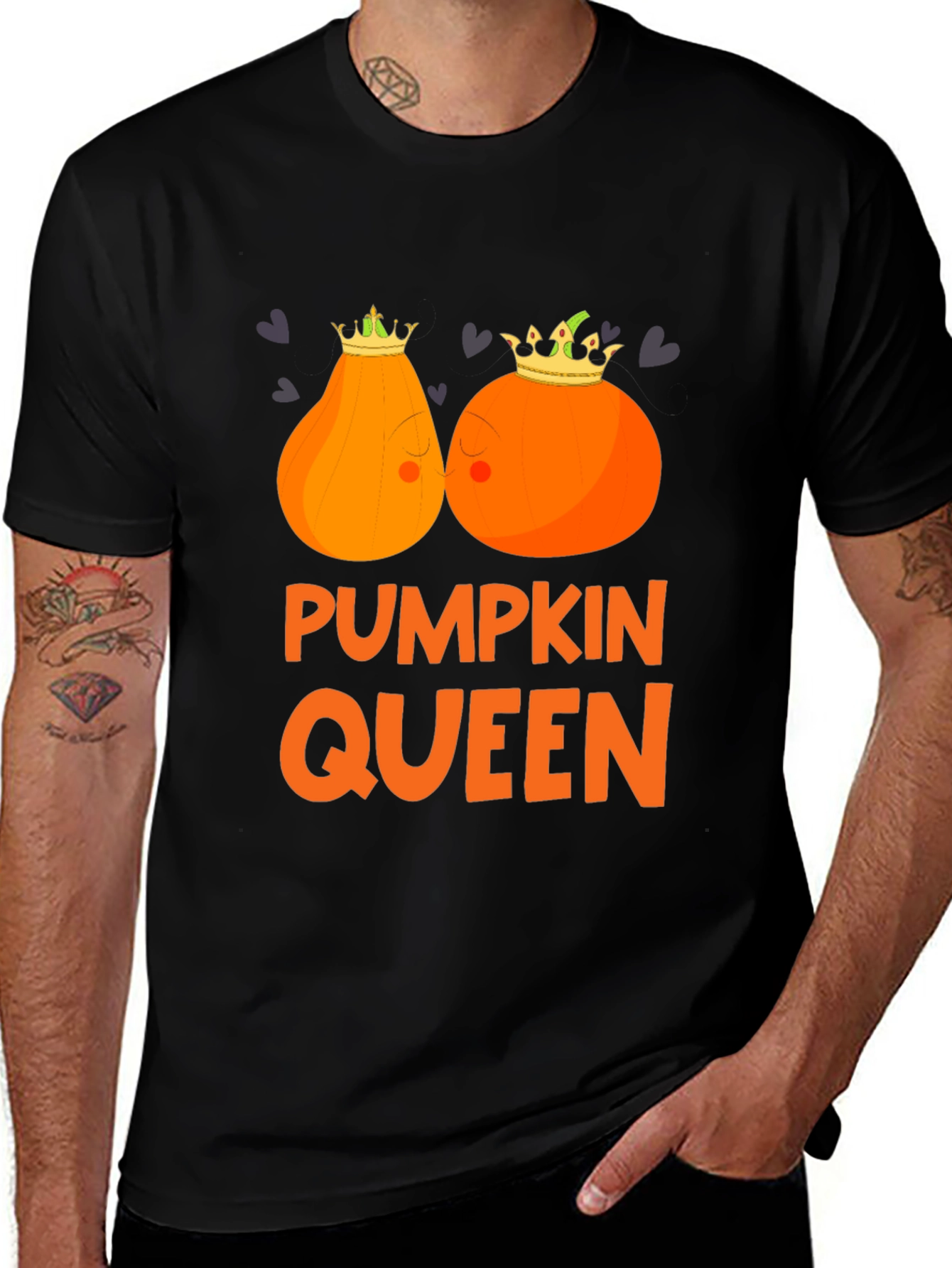 Pumpkin Queen Black Graphic Tee