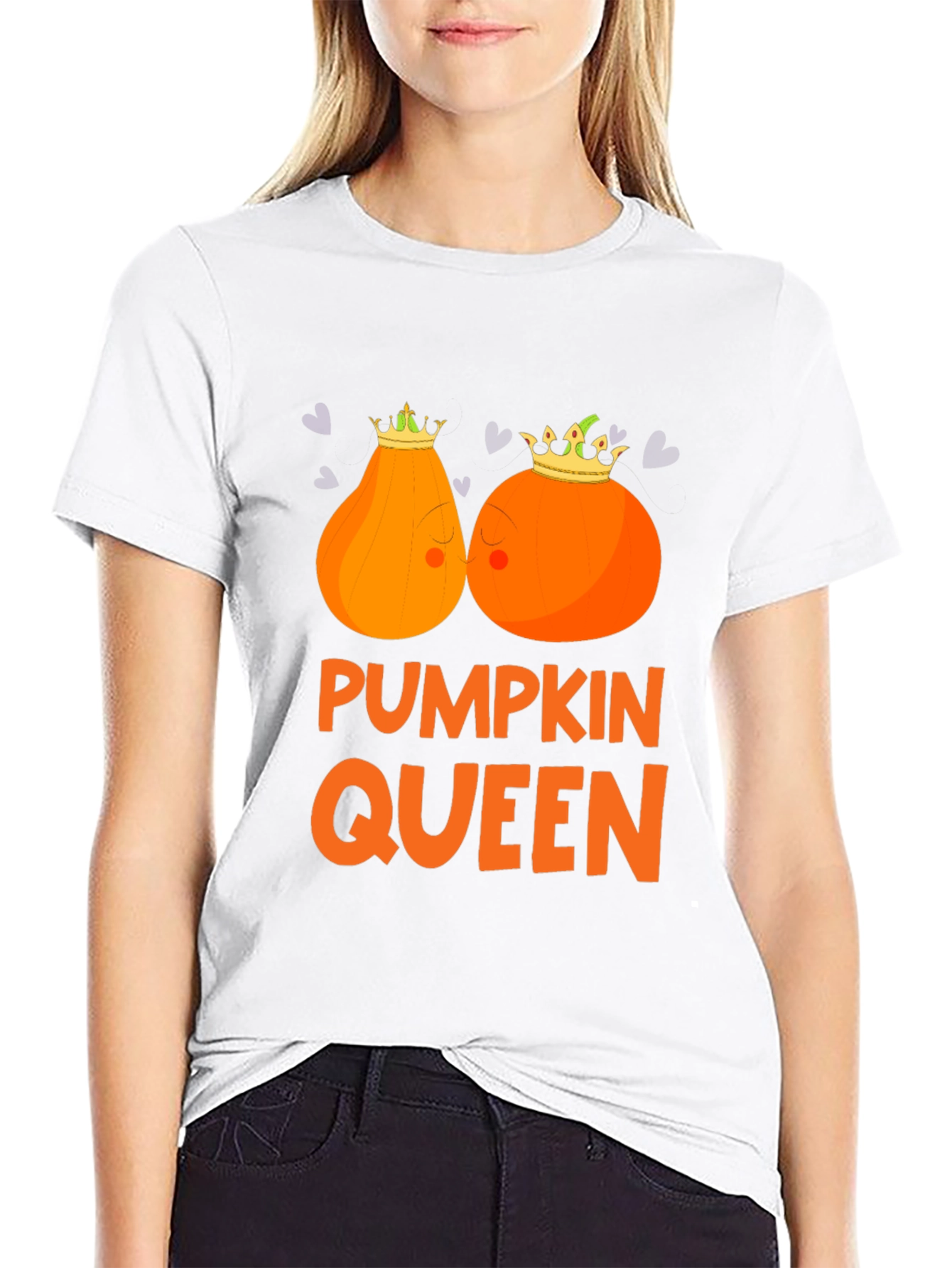 Pumpkin Queen Black Graphic Tee