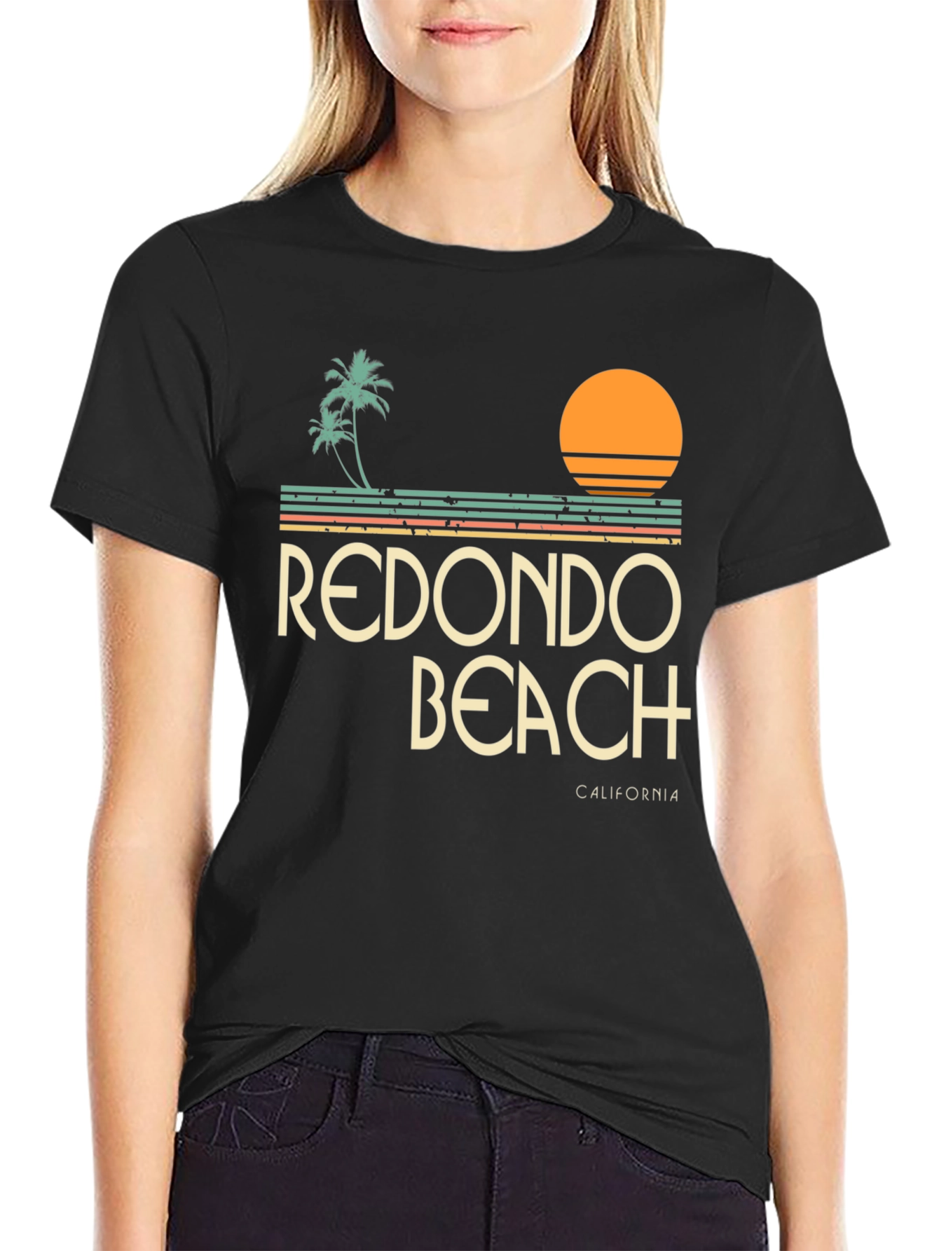 Redondo Beach California Retro T-Shirt