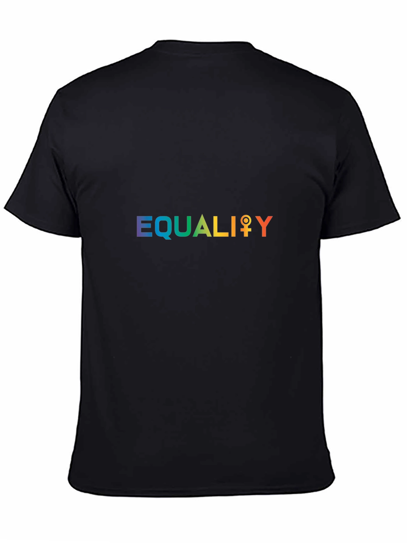 Equality Rainbow Graphic Tee - Black