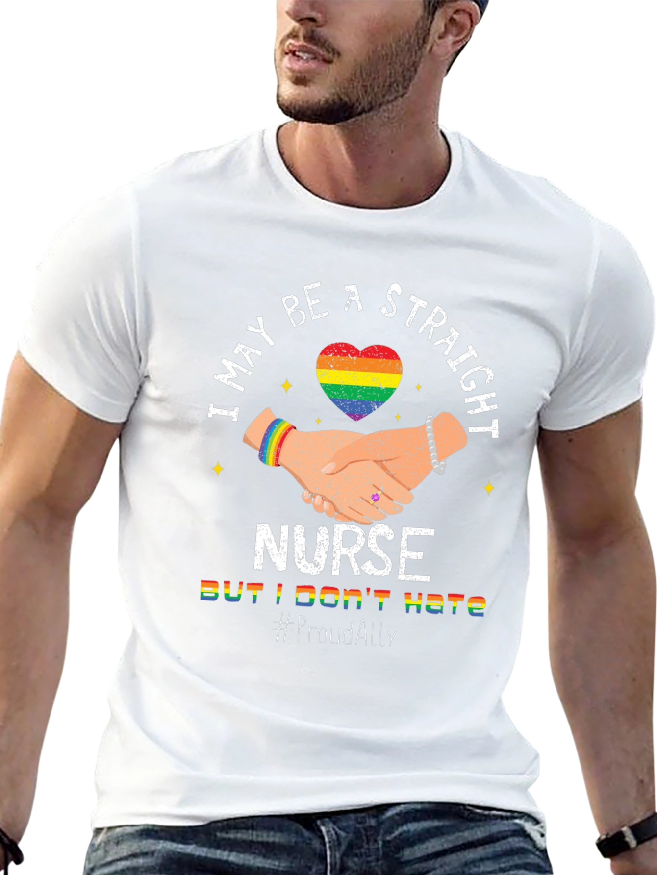 Straight Nurse Pride Ally T-Shirt