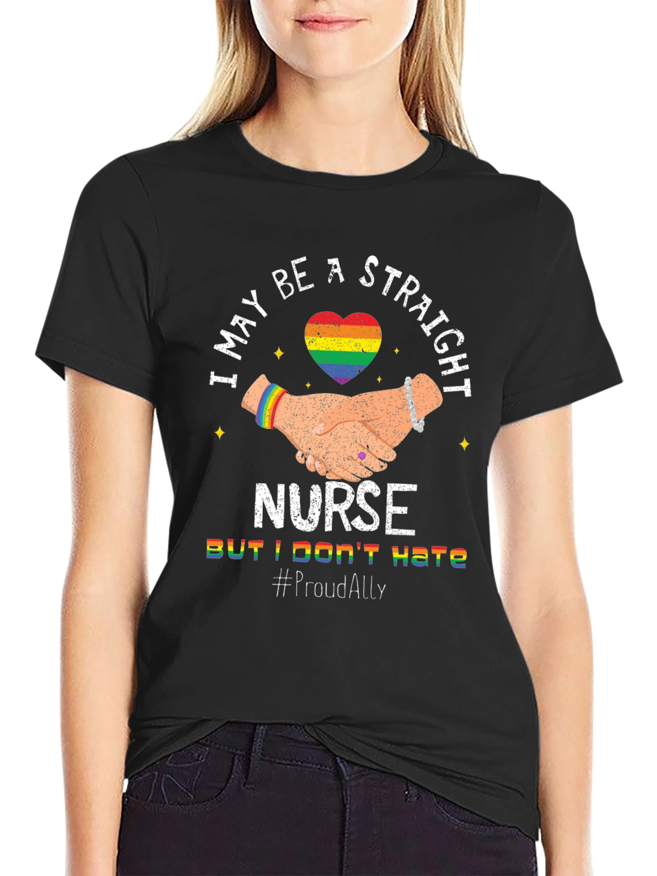 Straight Nurse Pride Ally T-Shirt