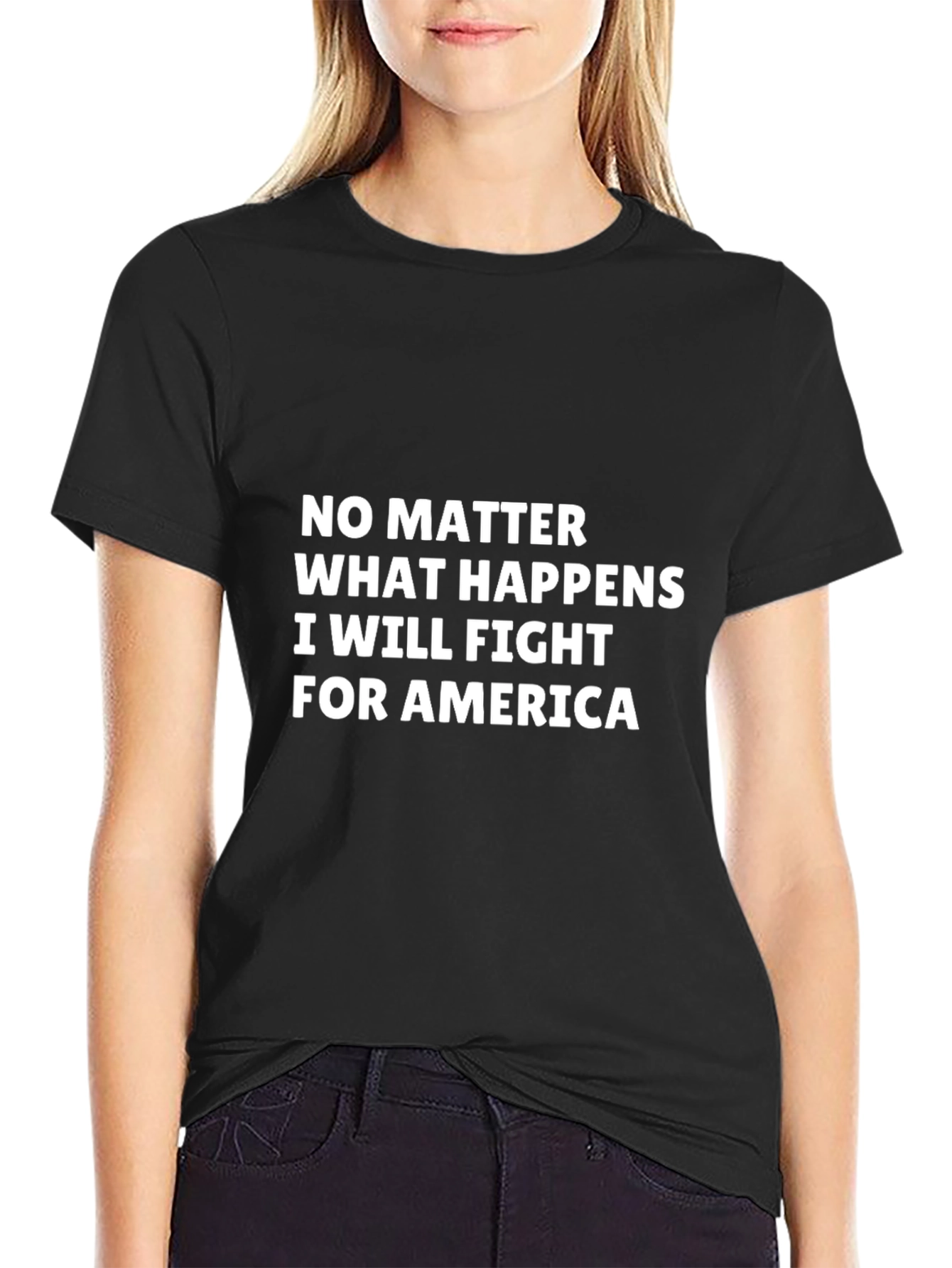 Fight For America Graphic Tee Patriotic T-Shirt