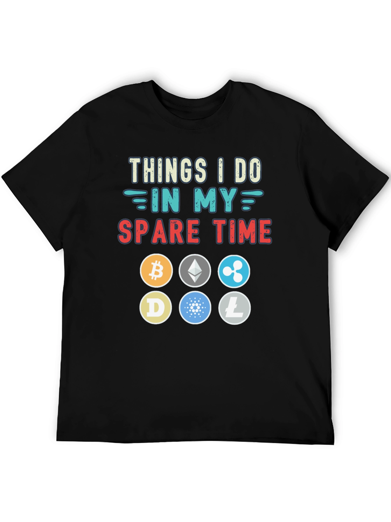 Crypto Lover T-Shirt - Spare Time Hobbies
