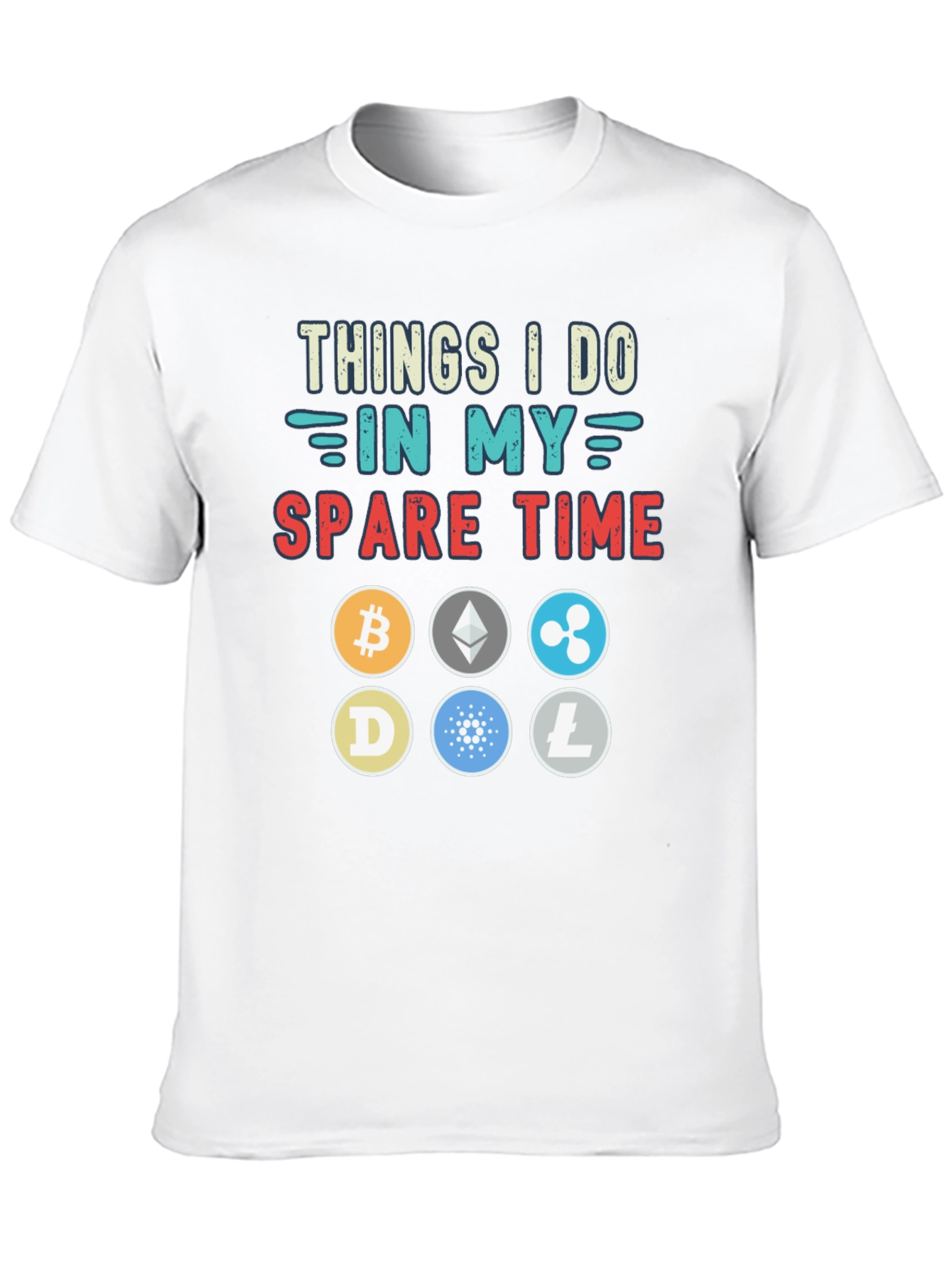 Crypto Lover T-Shirt - Spare Time Hobbies