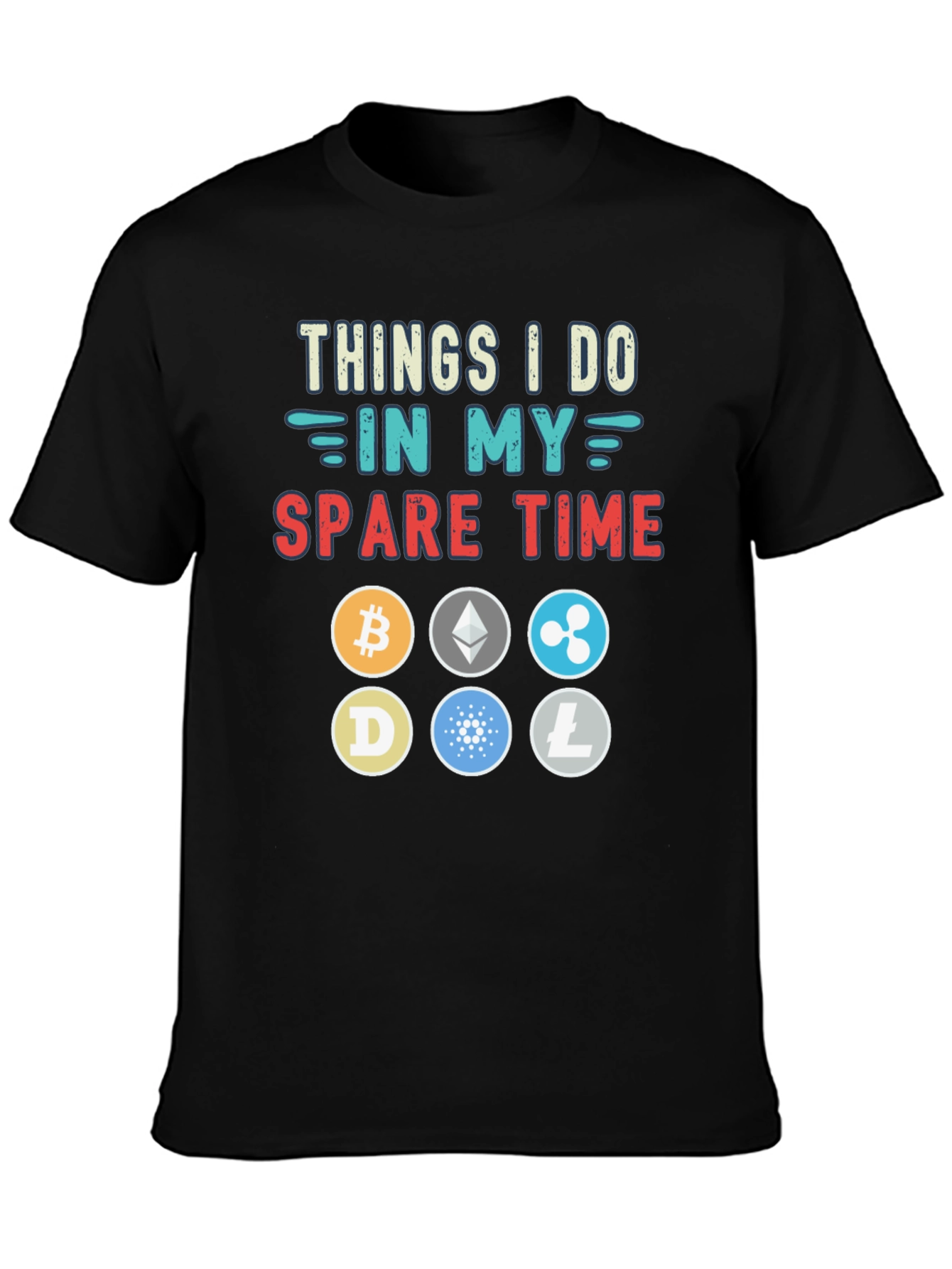 Crypto Lover T-Shirt - Spare Time Hobbies