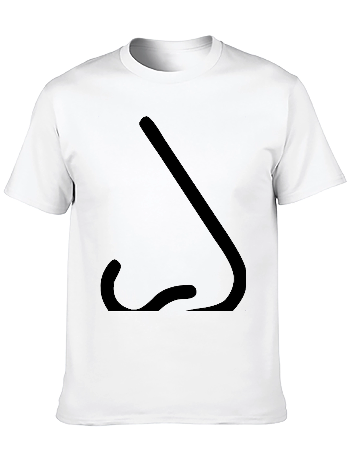 Novelty Nose Graphic Black T-Shirt