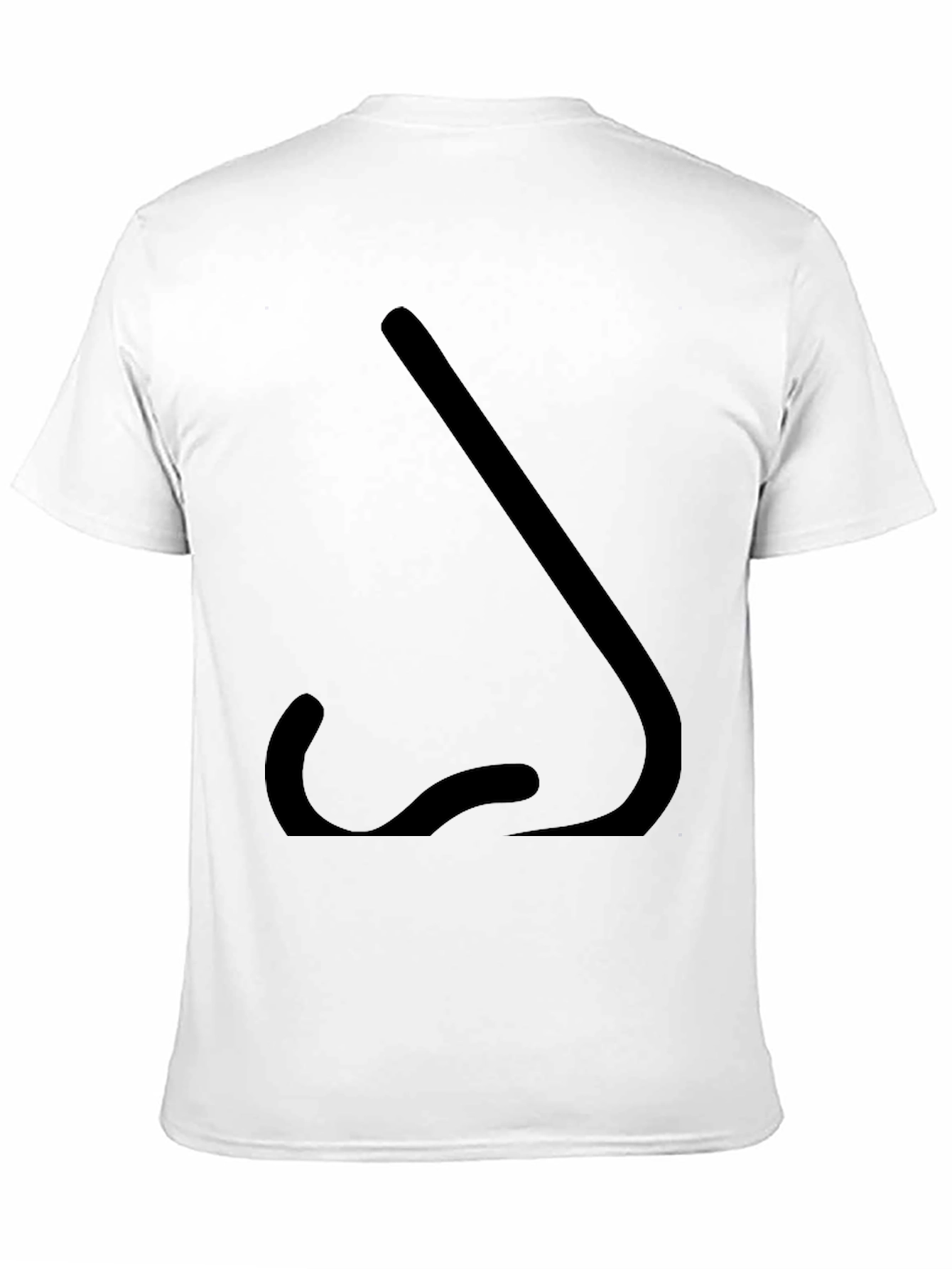 Novelty Nose Graphic Black T-Shirt