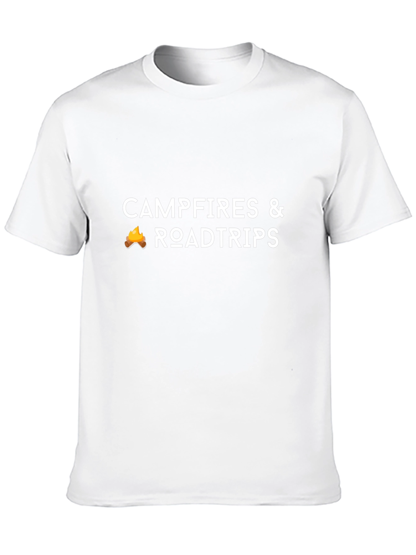Campfires & Roadtrips Black T-Shirt