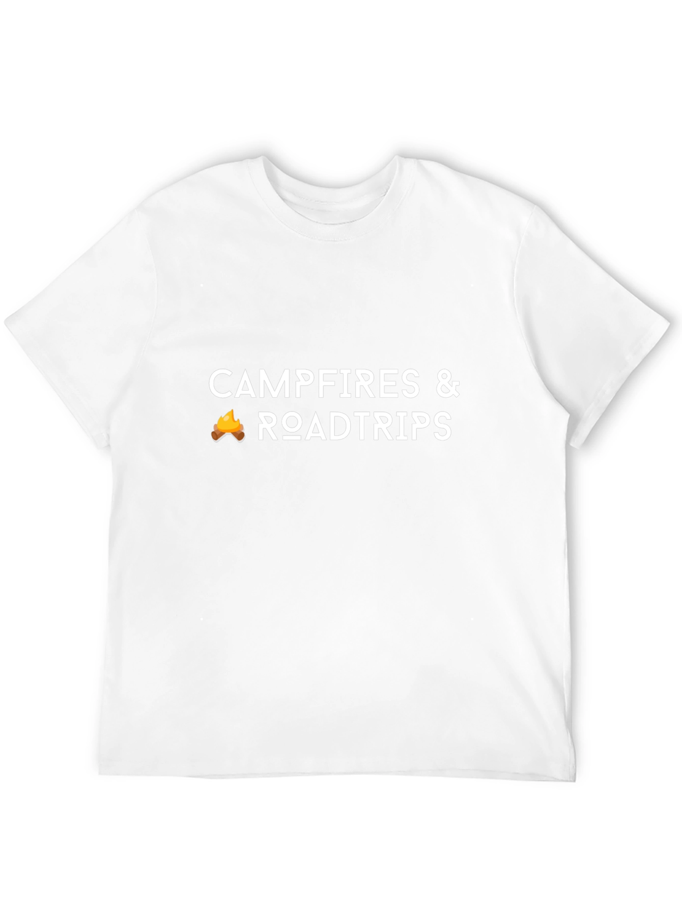Campfires & Roadtrips Black T-Shirt