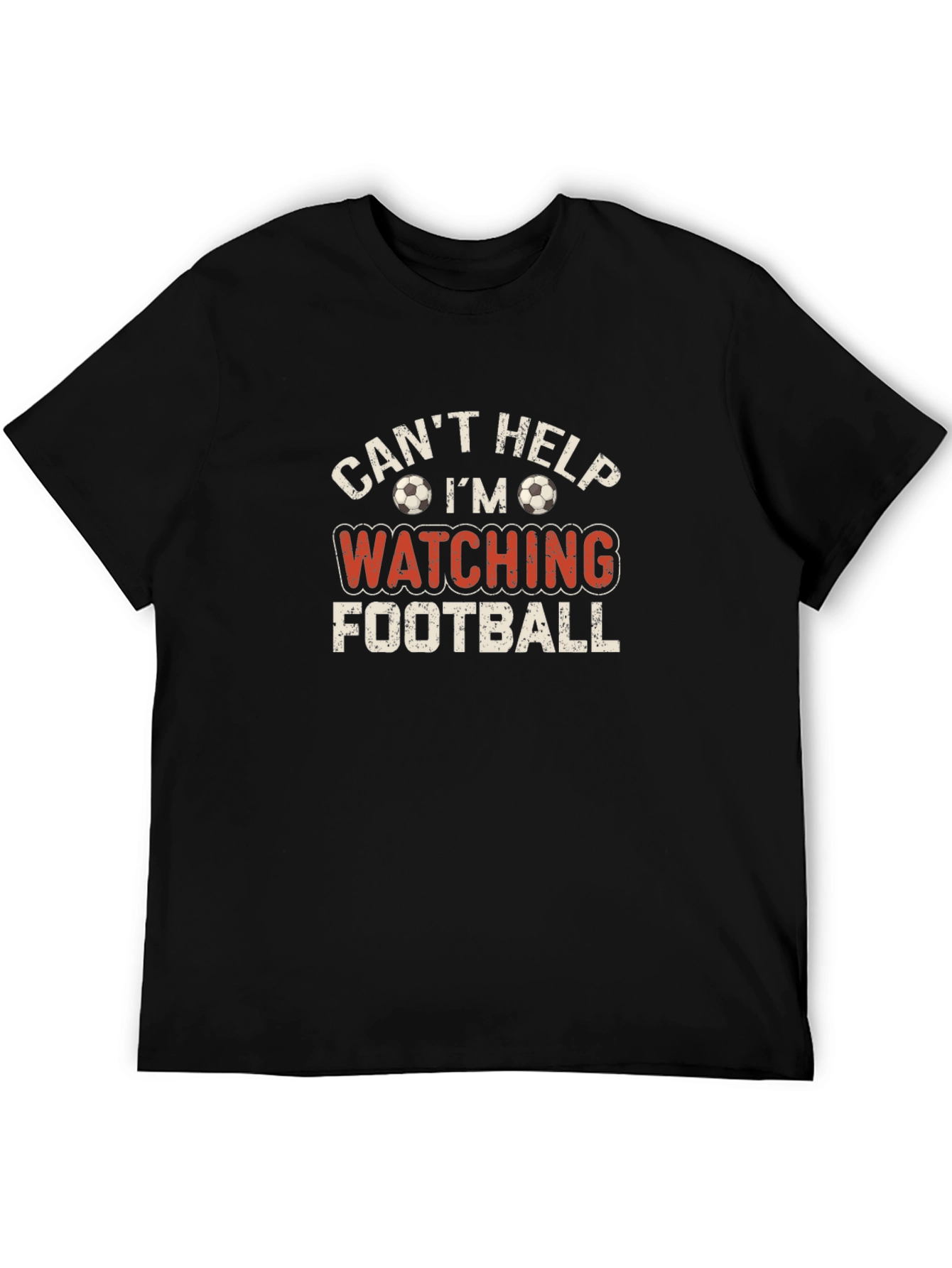 Funny Football T-Shirt - Cant Help It!