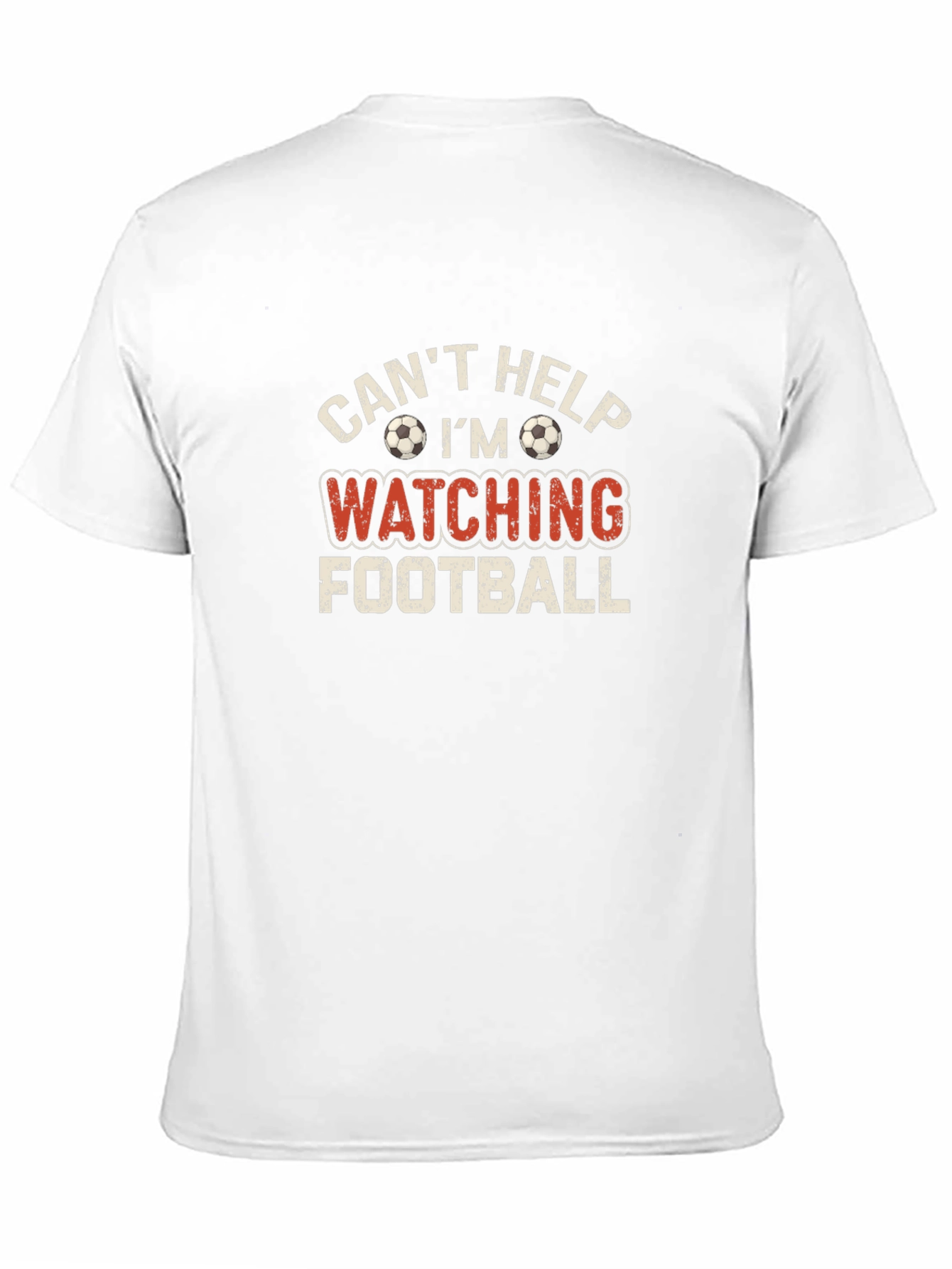 Funny Football T-Shirt - Cant Help It!