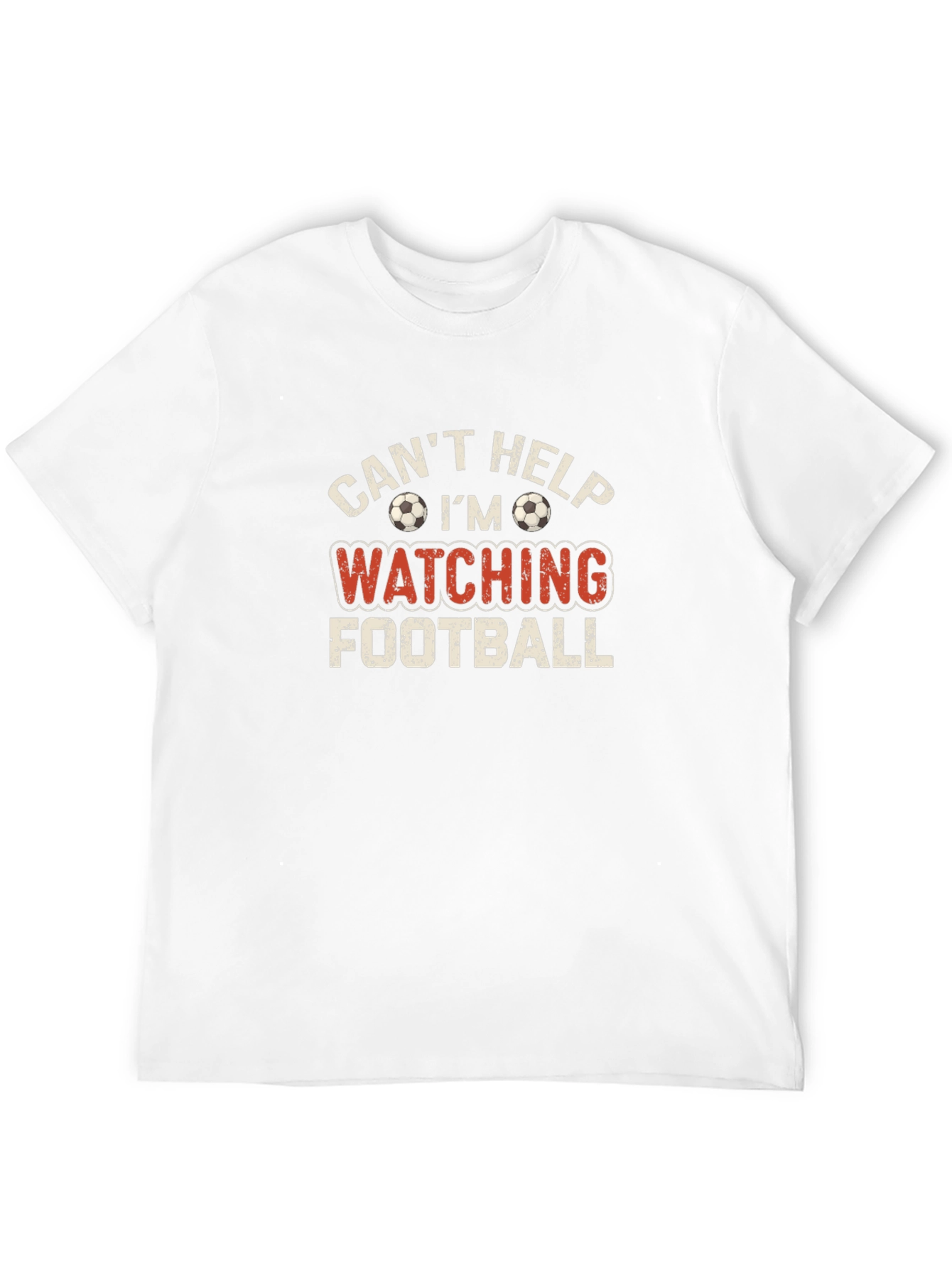 Funny Football T-Shirt - Cant Help It!