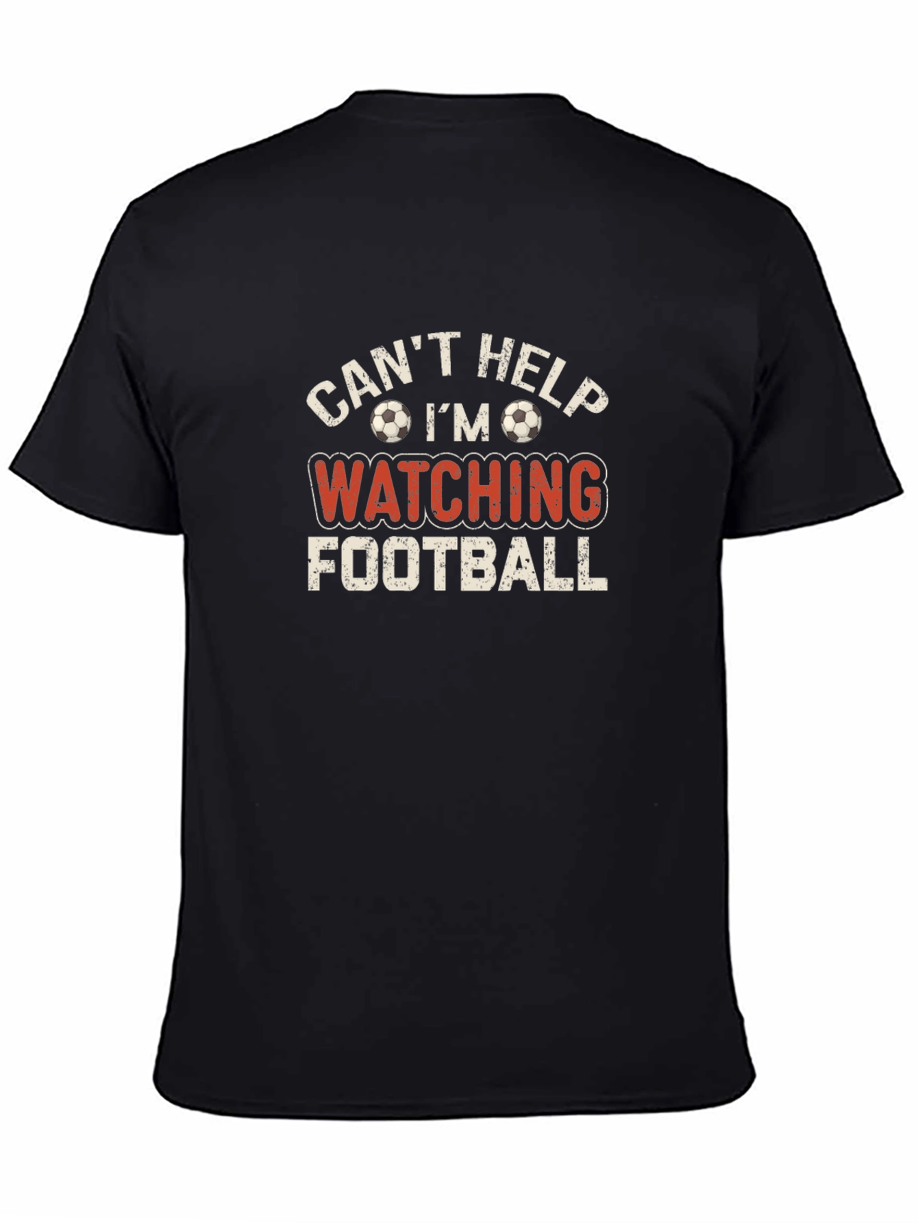Funny Football T-Shirt - Cant Help It!