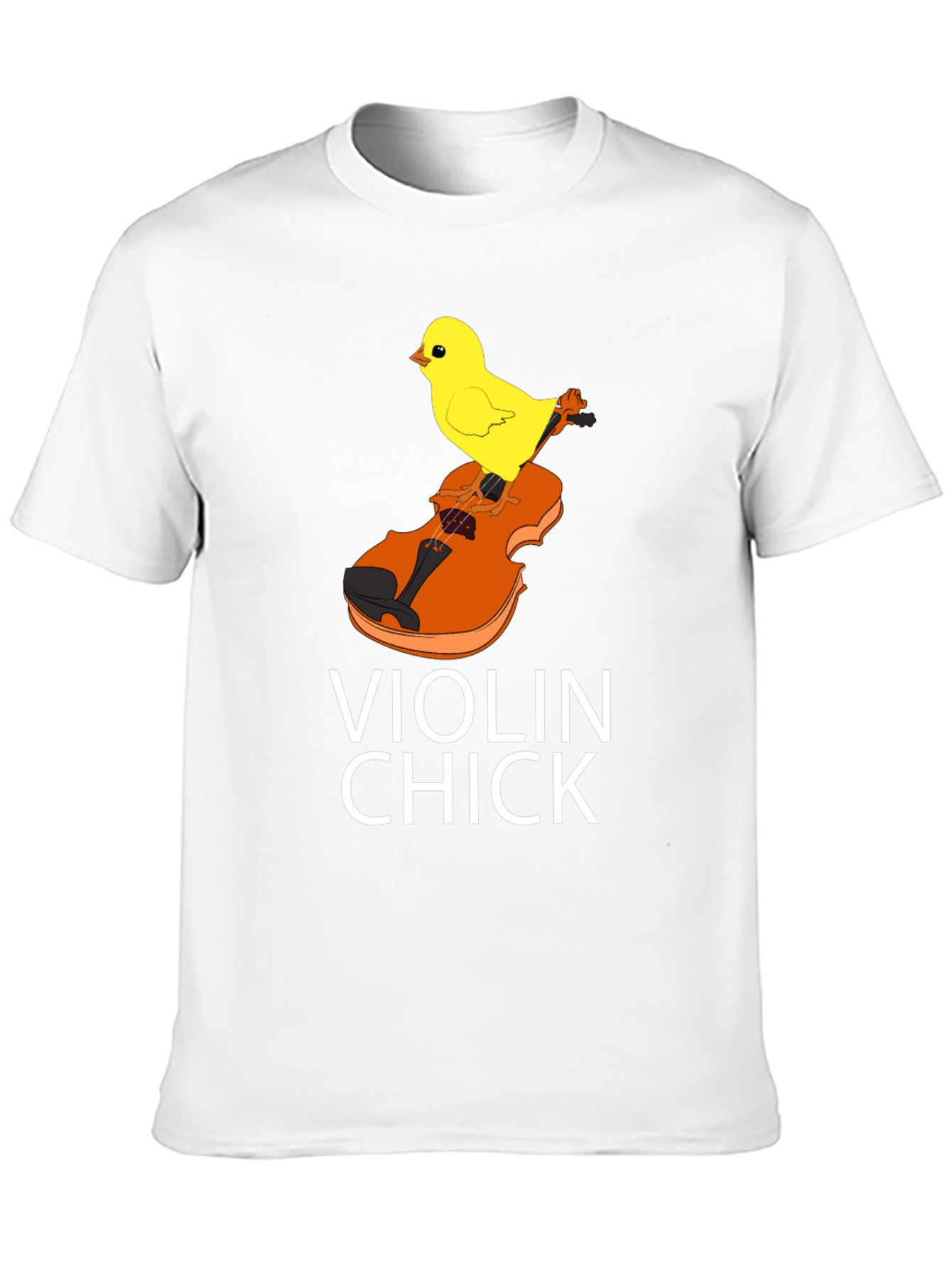 Violin Chick Graphic Tee - Music Lover Shirt