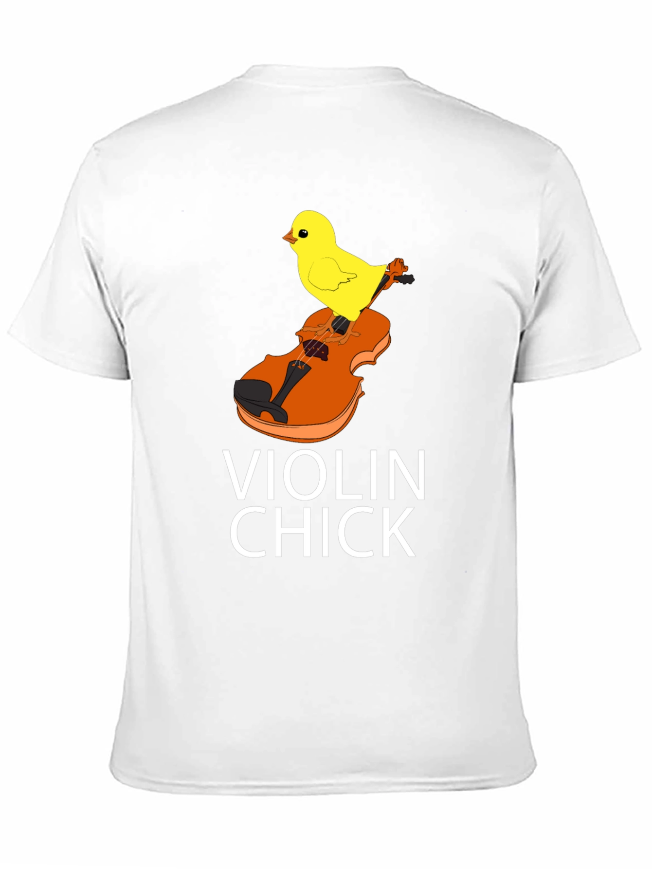 Violin Chick Graphic Tee - Music Lover Shirt