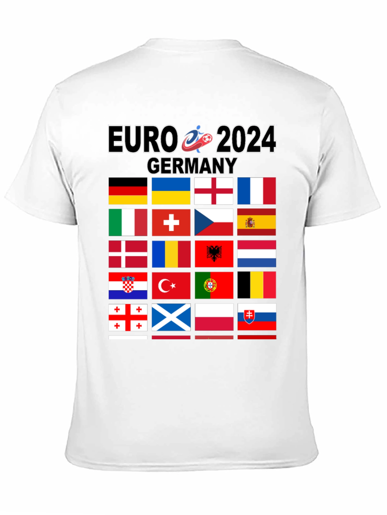 Euro 2024 Germany Flags Graphic T-Shirt